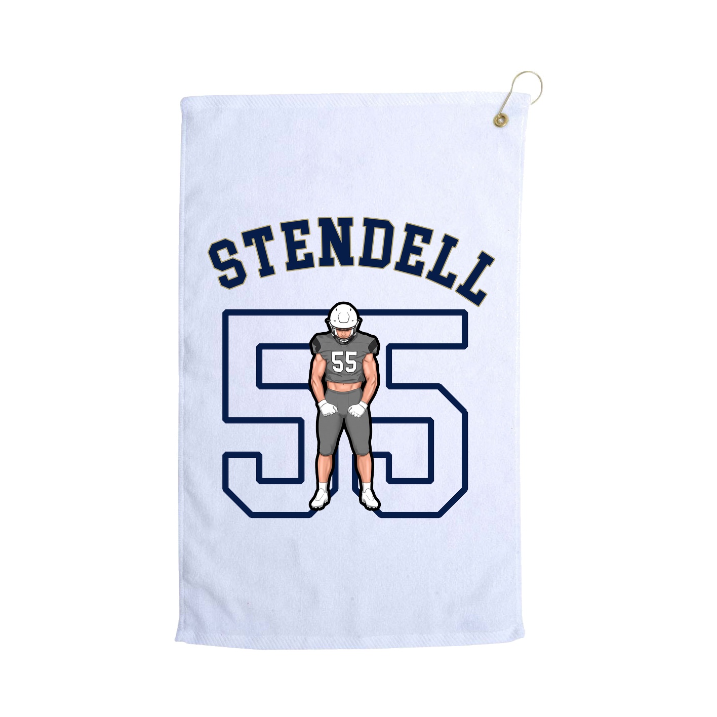 Golf Towel — Shirsey Arch in White