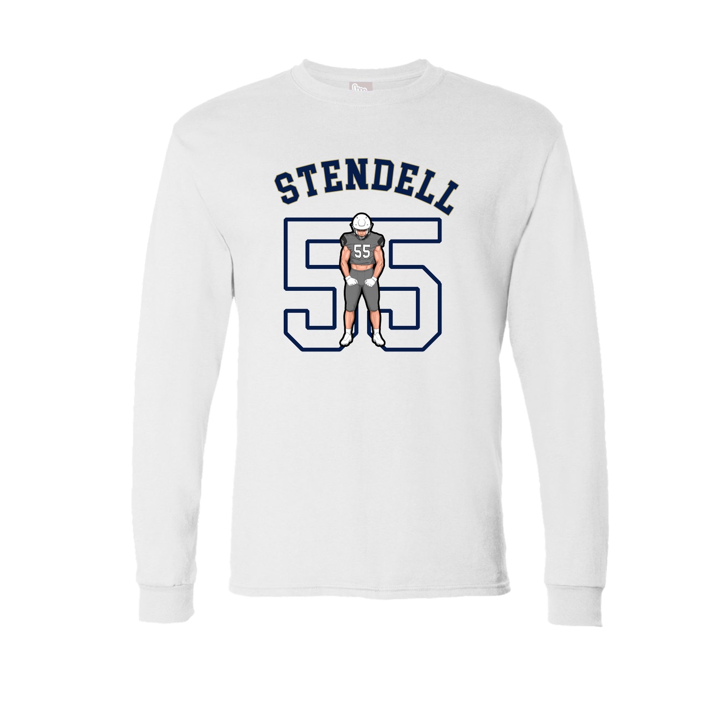 Long Sleeve Tee — Shirsey Arch in White