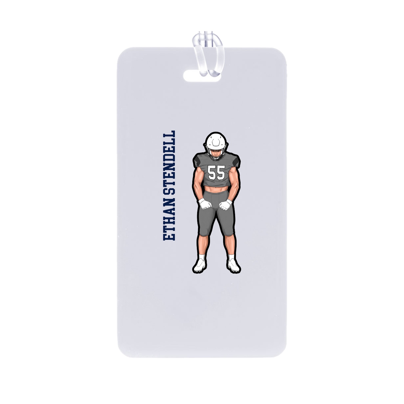 Bag Tag — Name Vertical in Classic