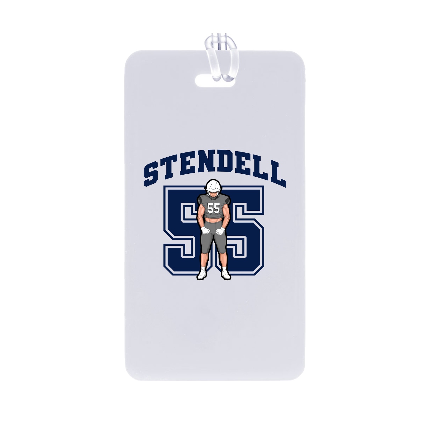 Bag Tag — Number in Classic