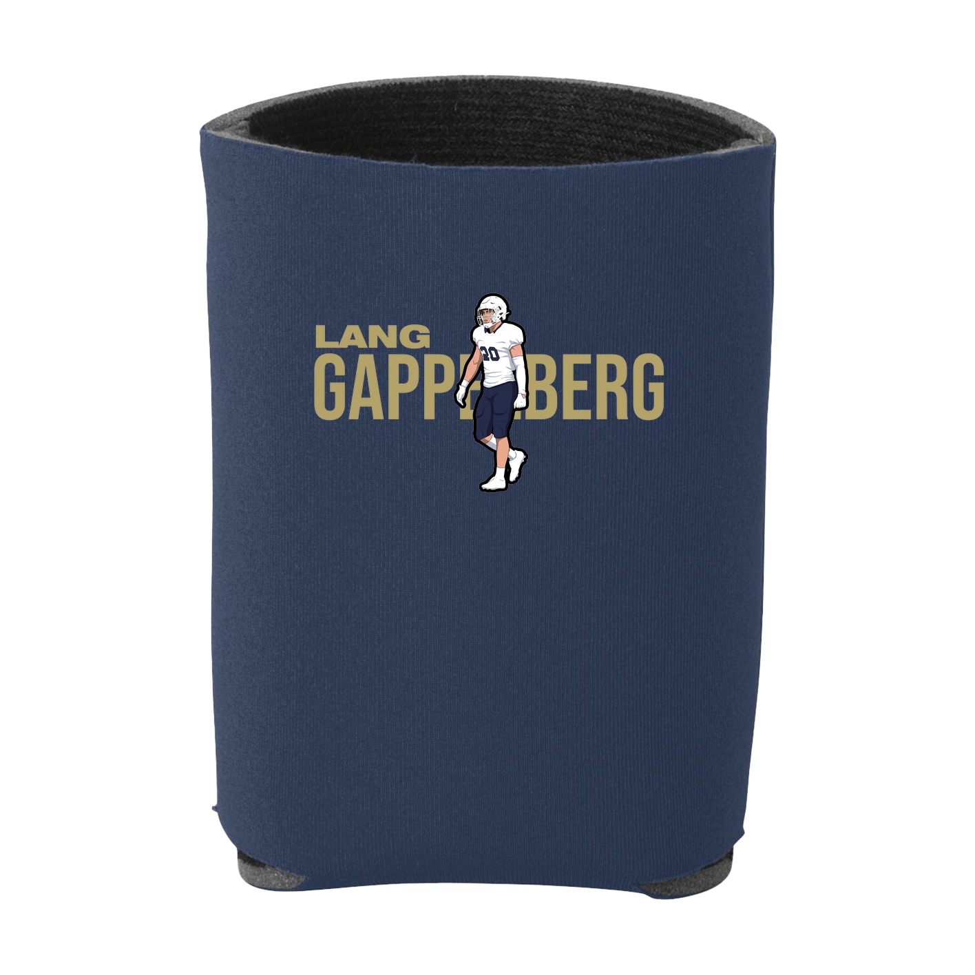 Can Holder — Player Name in Navy