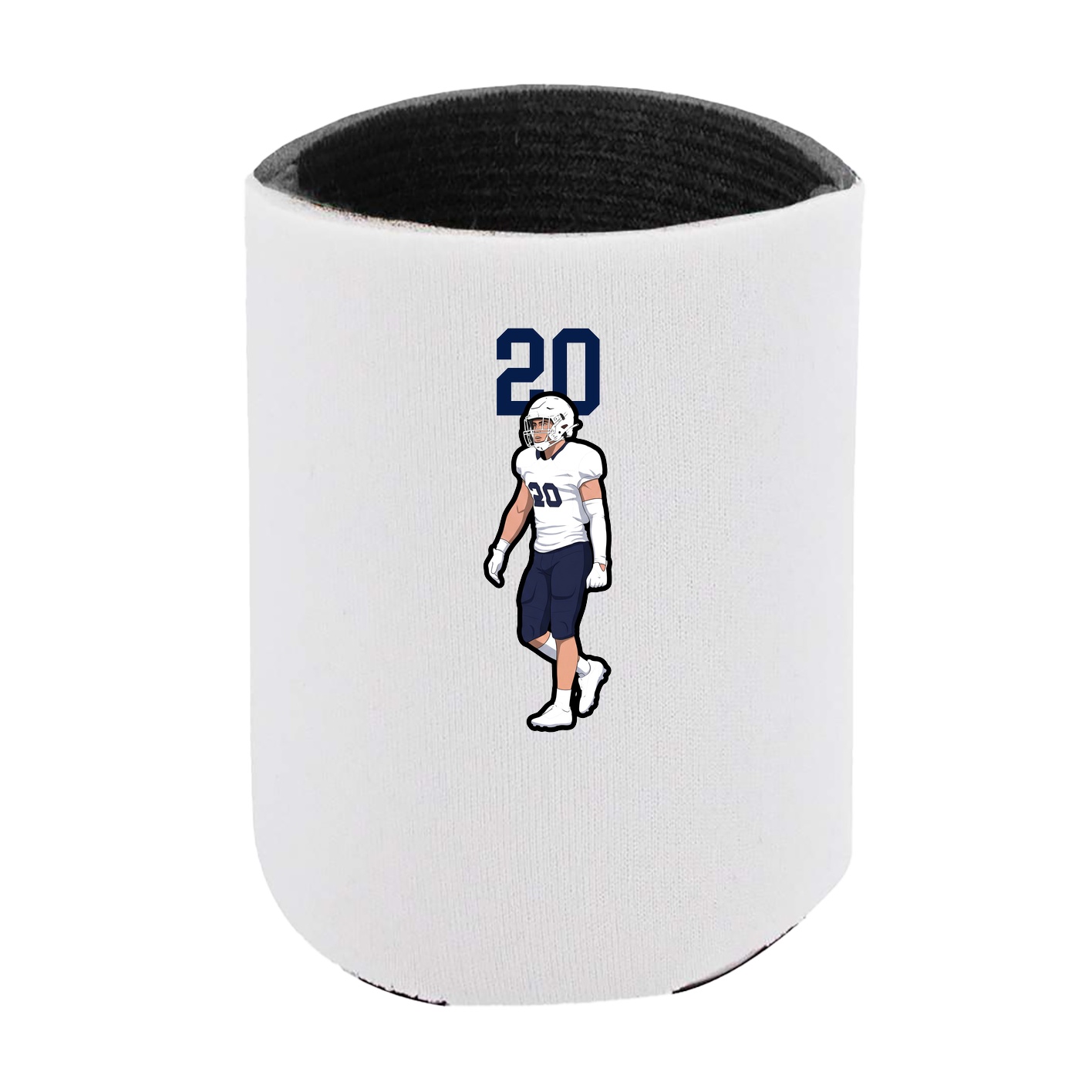Can Holder — Number Top in White