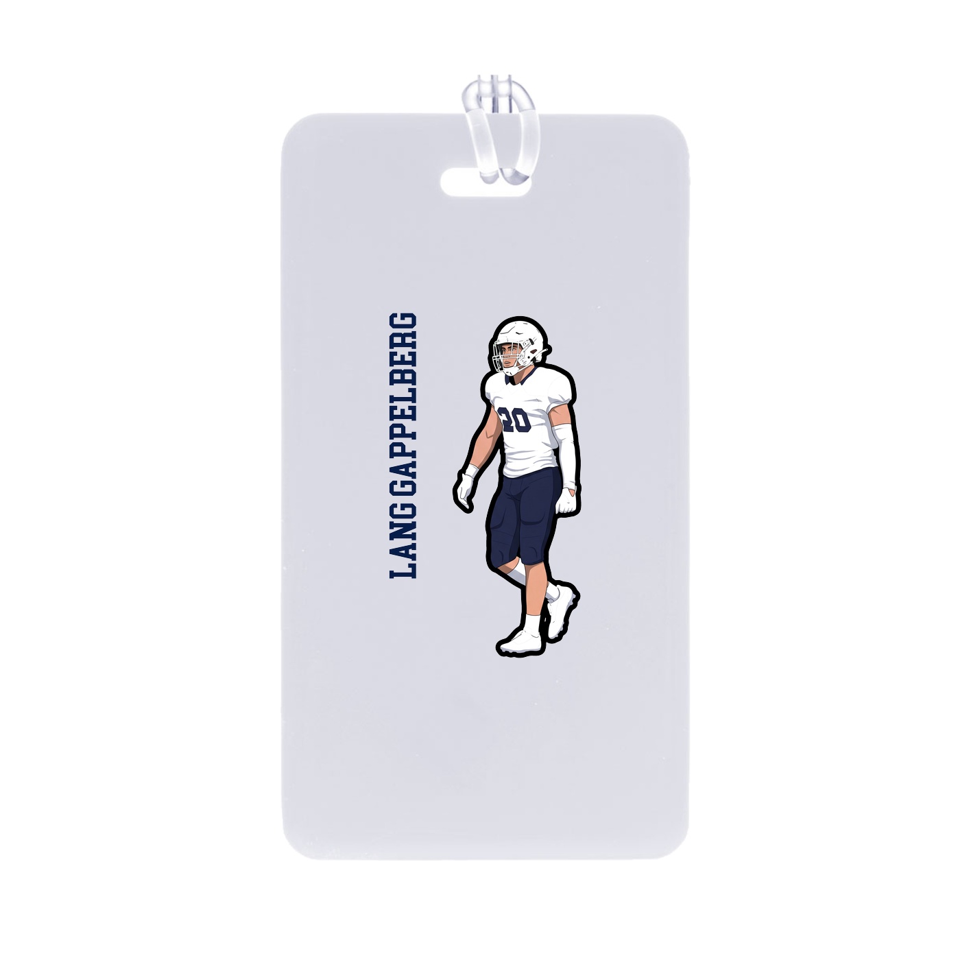 Bag Tag — Name Vertical in Classic