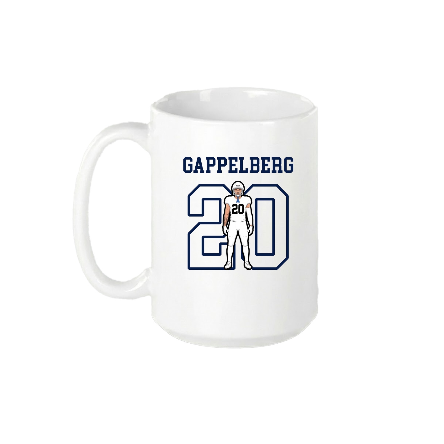 15oz Coffee Mug — Shirsey in White