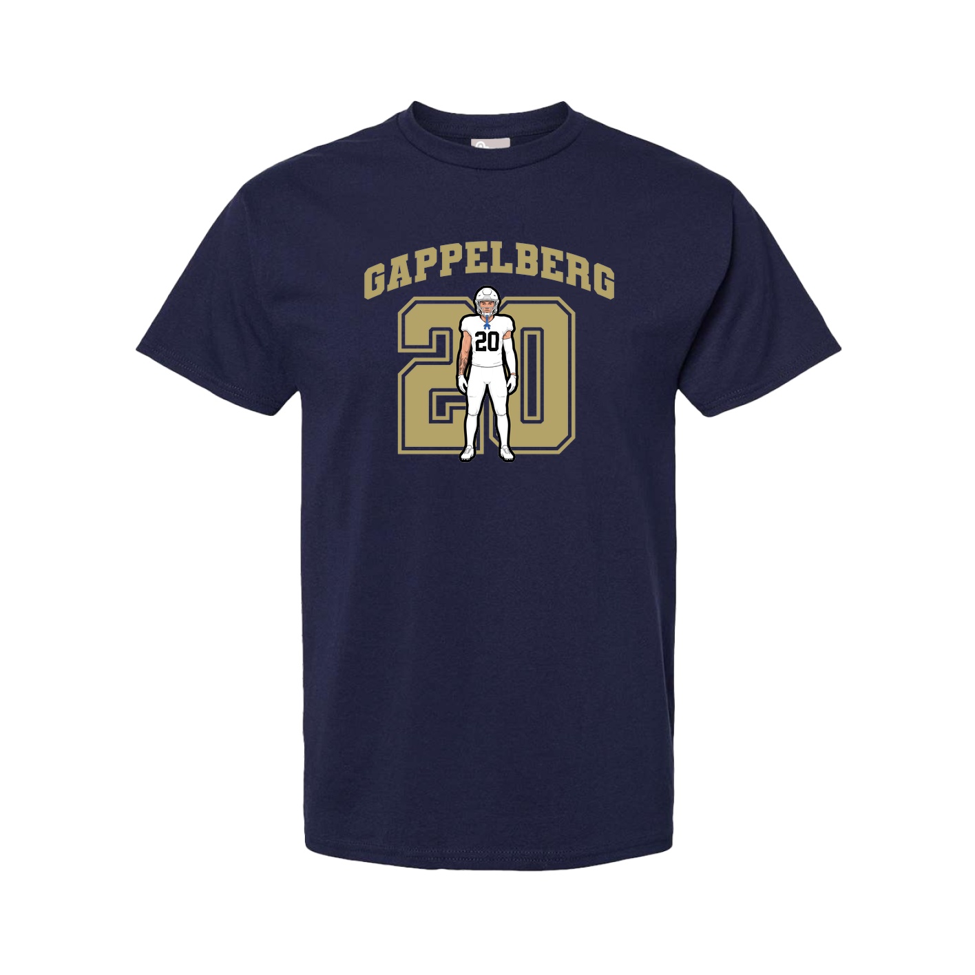 Tee — Number in Navy