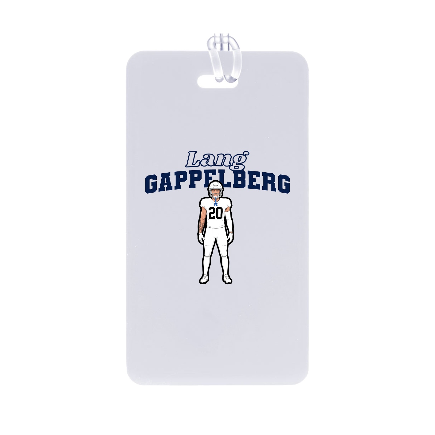 Bag Tag — Name Arch in Classic