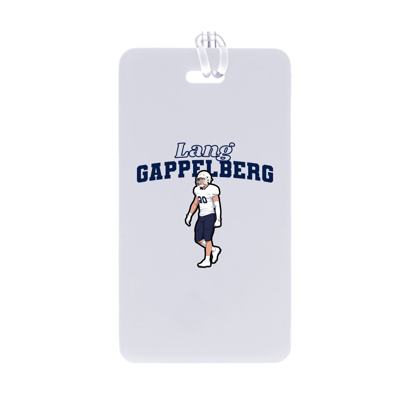 Bag Tag — Name Arch in Classic