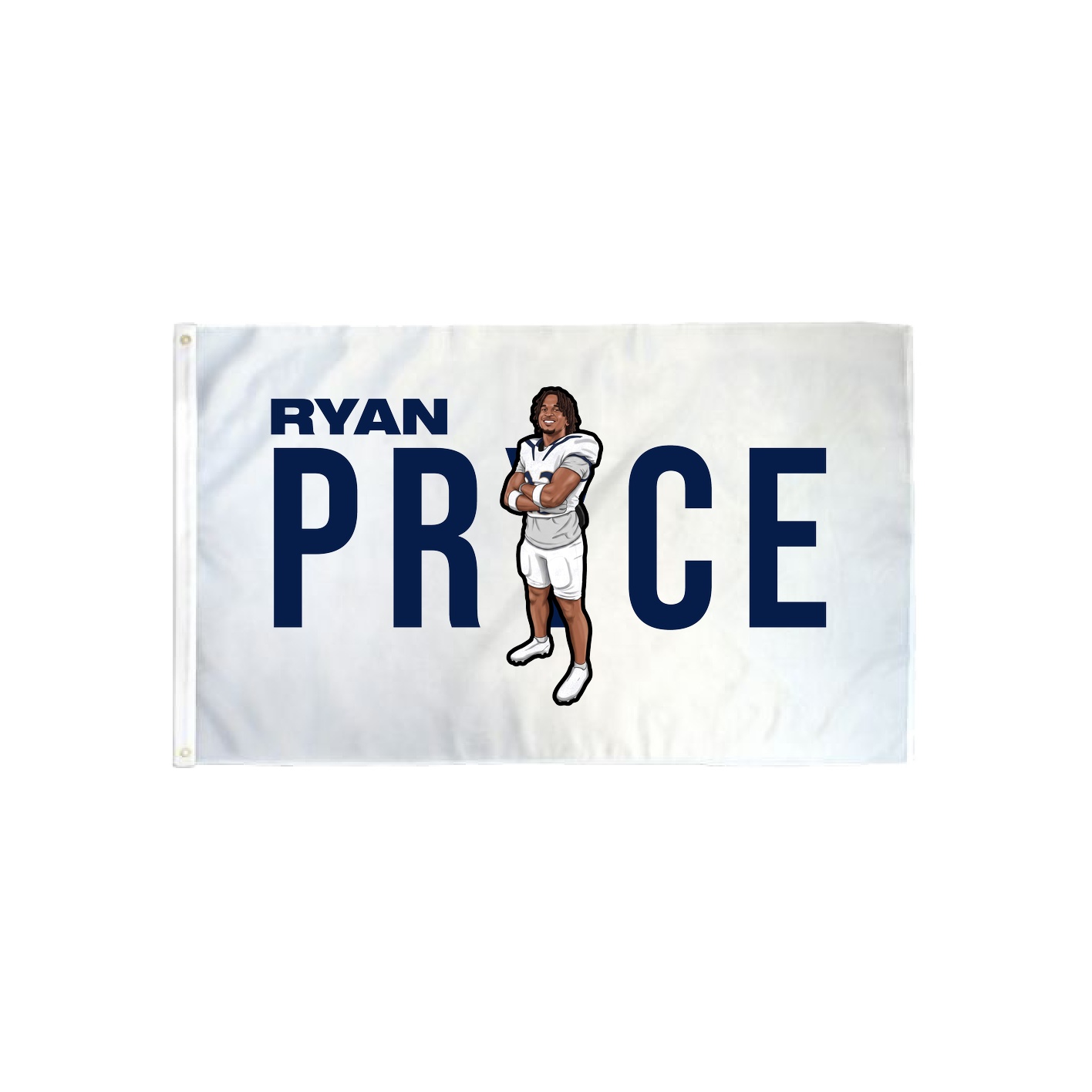 3x5 Flag — Player Name in Classic