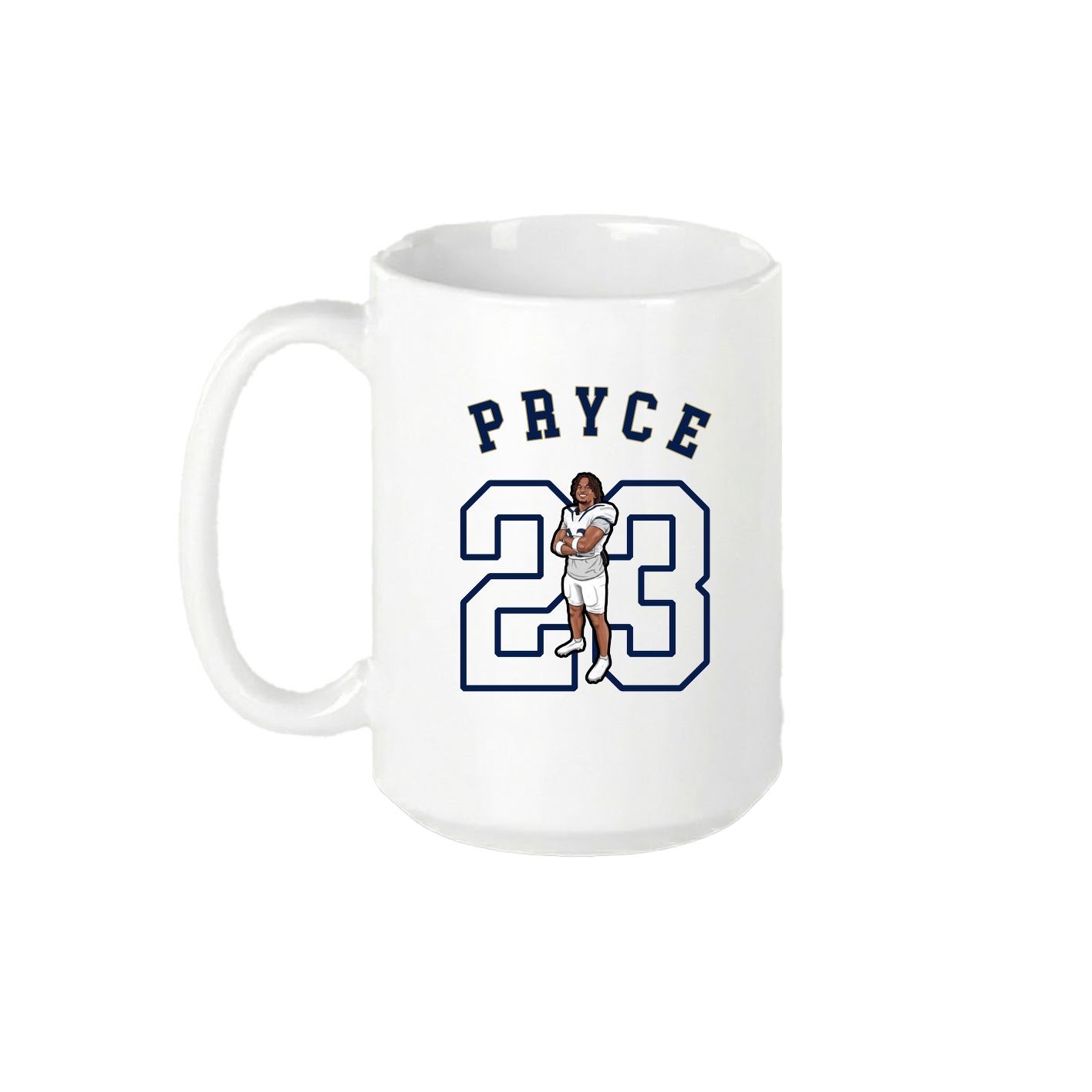 15oz Coffee Mug — Shirsey Arch in White