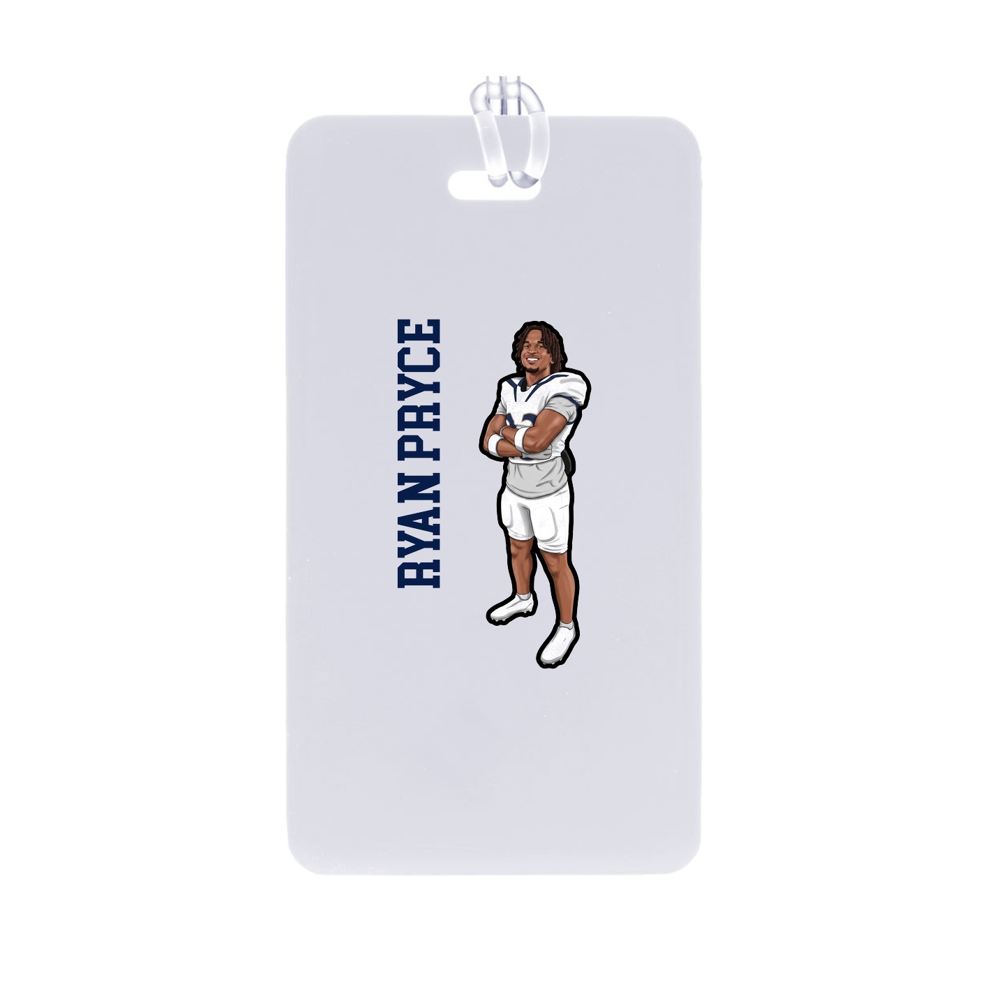 Bag Tag — Name Vertical in Classic