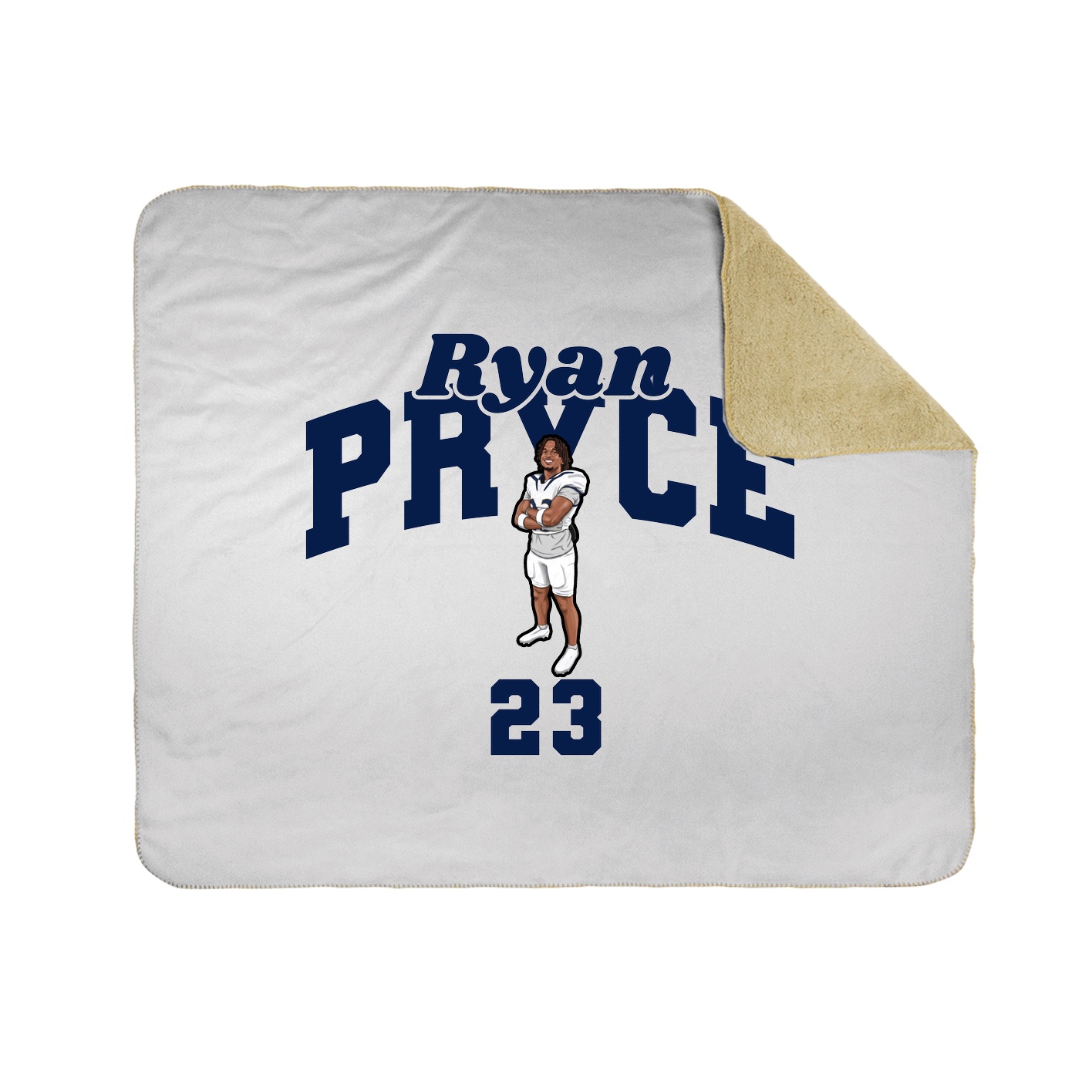 Throw Blanket — Signature Arch in White