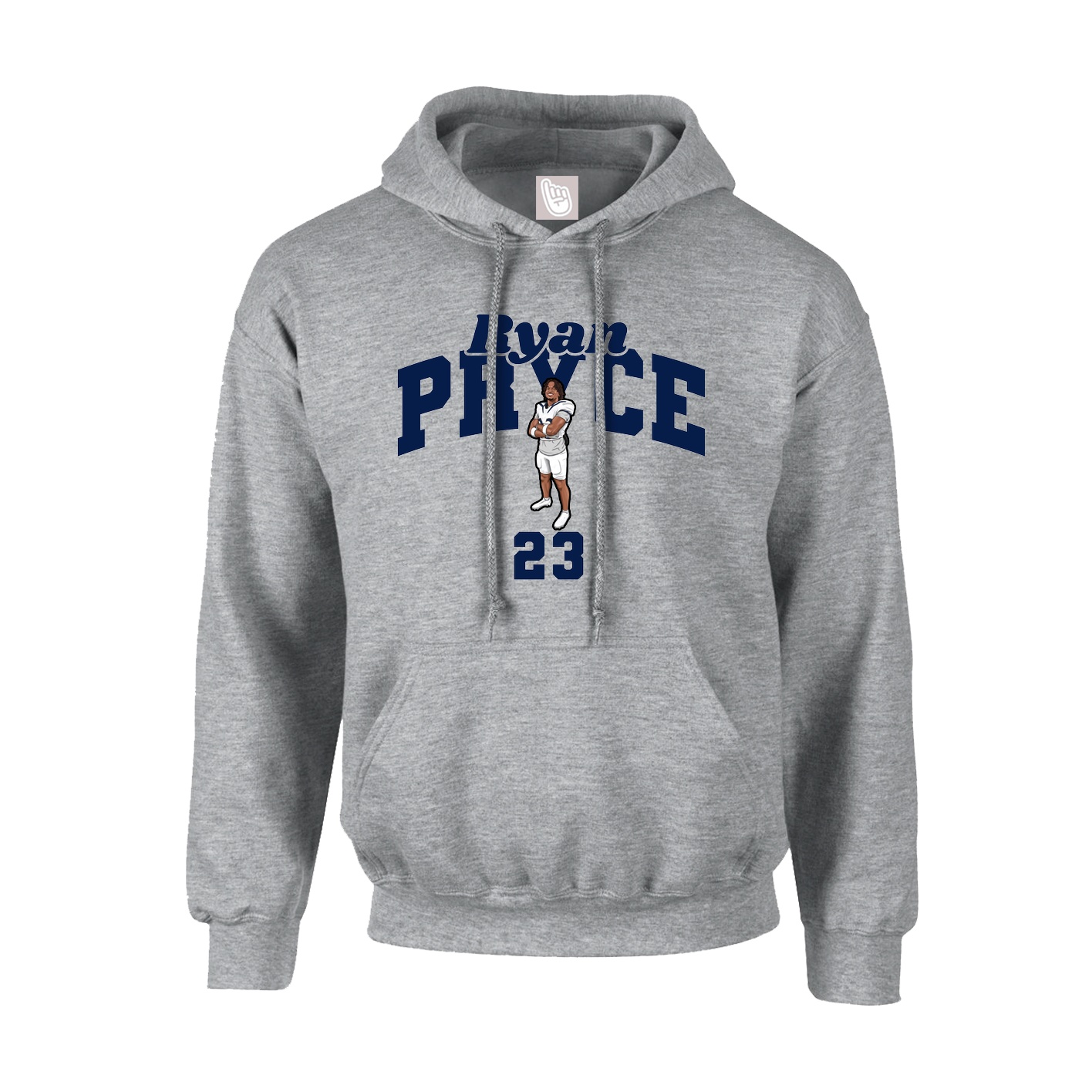 Hoodie — Signature Arch in Grey
