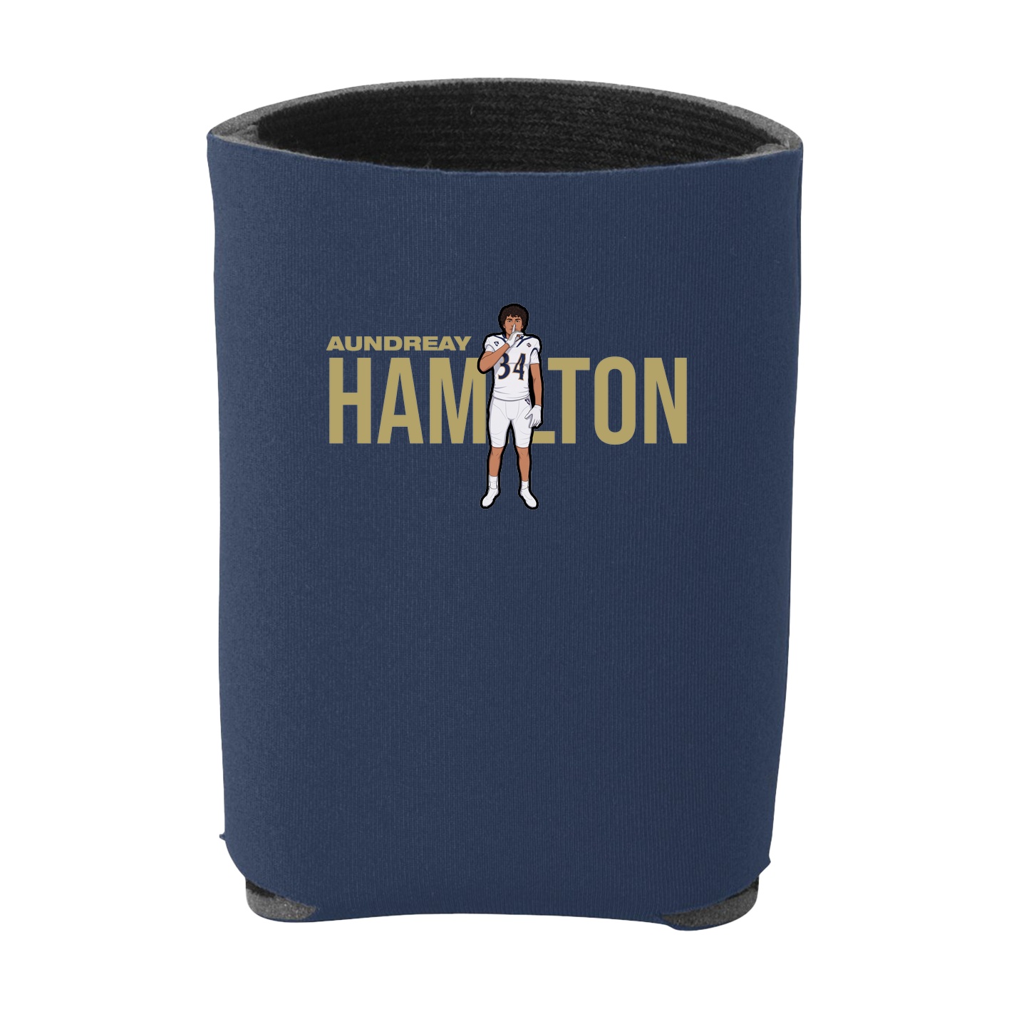 Can Holder — Player Name in Navy