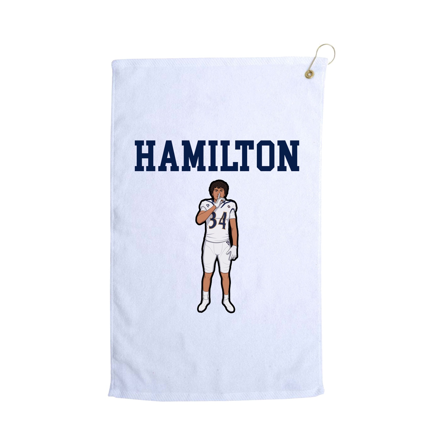 Golf Towel — Shirsey in White