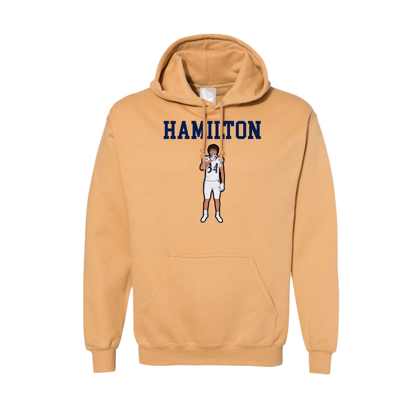 Hoodie — Shirsey in Vegas Gold