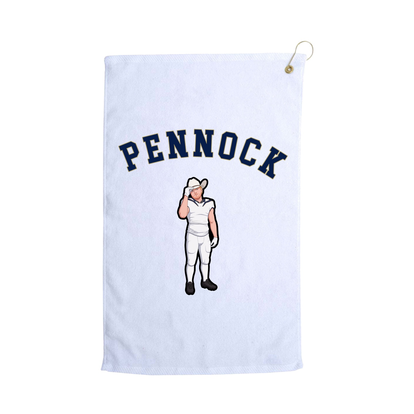 Golf Towel — Shirsey Arch in White