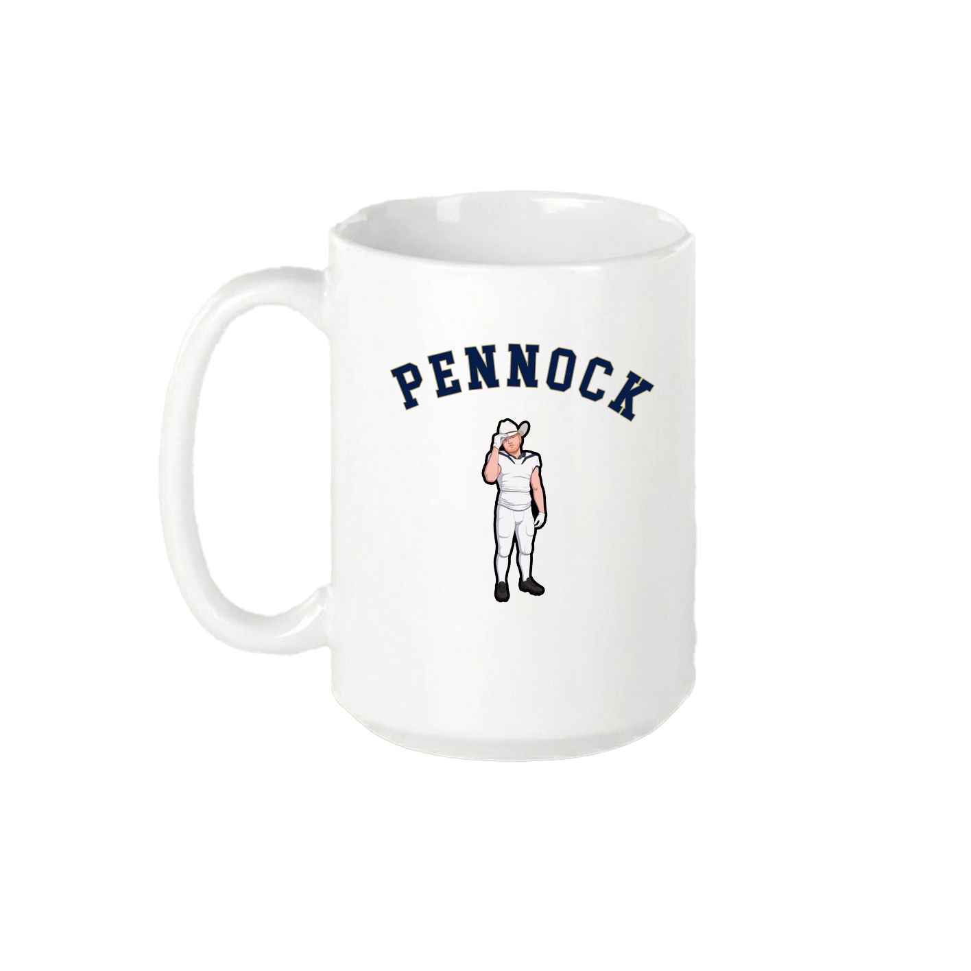 15oz Coffee Mug — Shirsey Arch in White