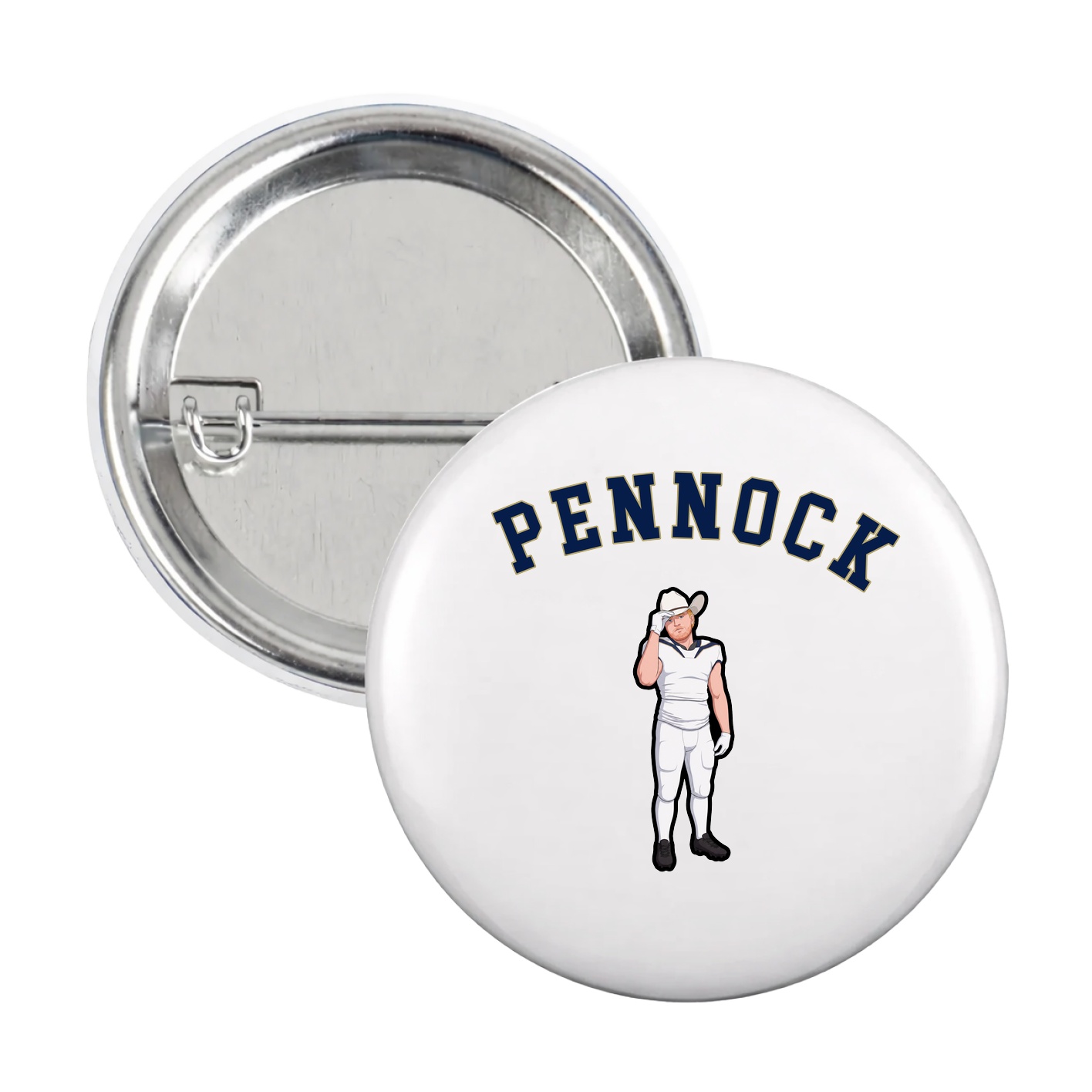 Game Day Button — Shirsey Arch in White