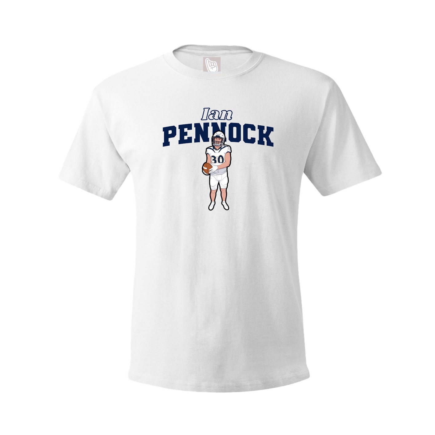 Tee — Name Arch in White