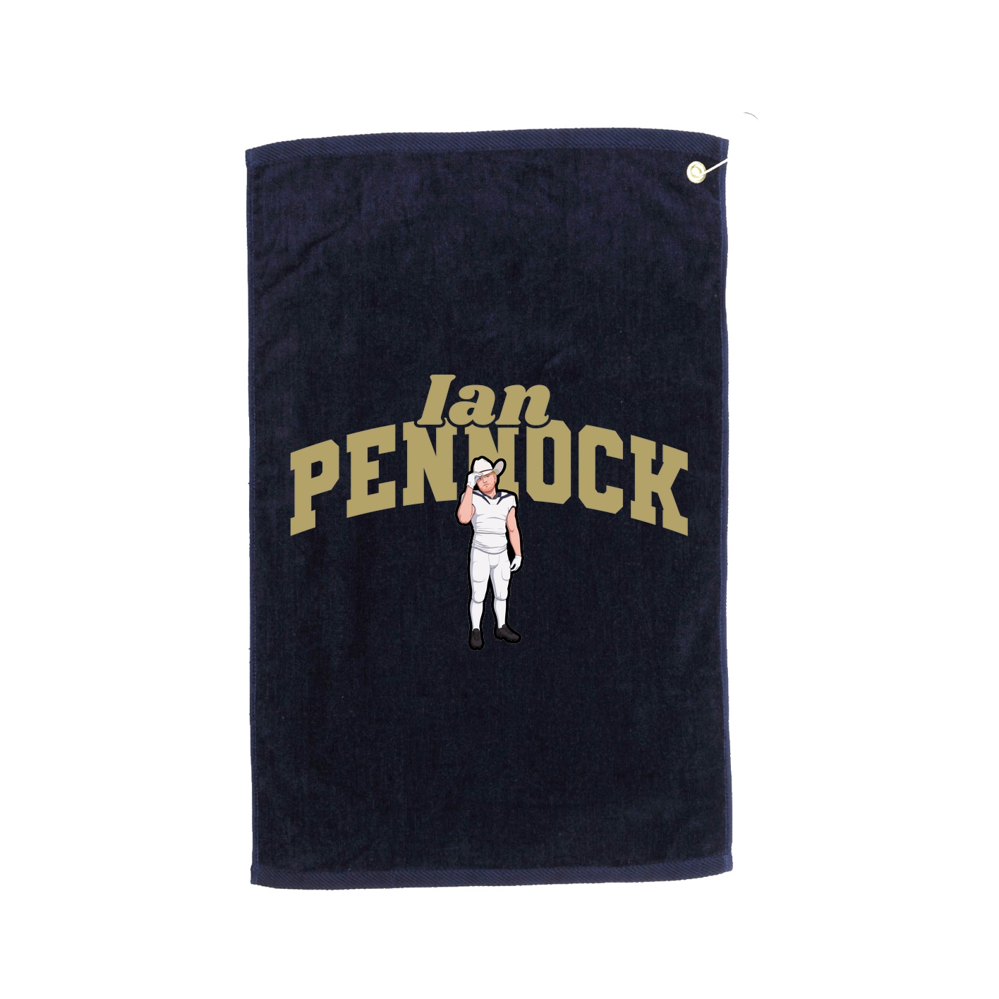 Golf Towel — Signature Arch in Navy