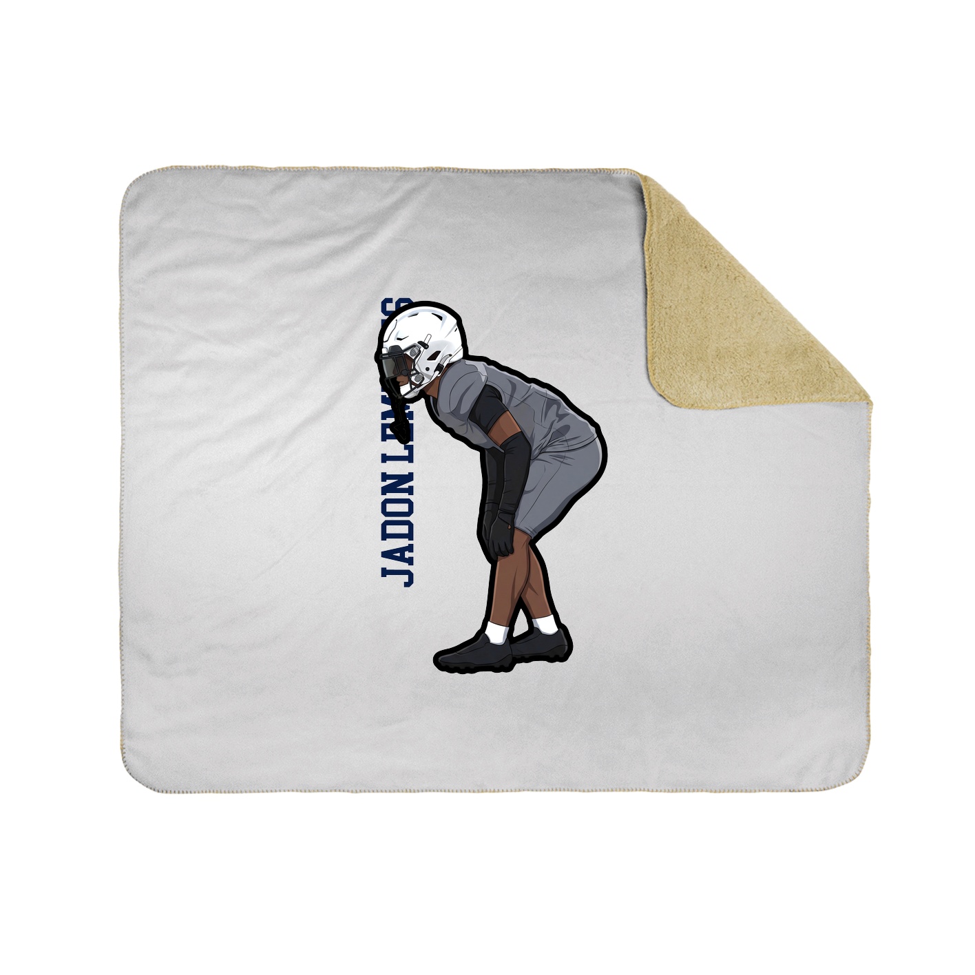 50x60 Sherpa Lined Throw Blanket