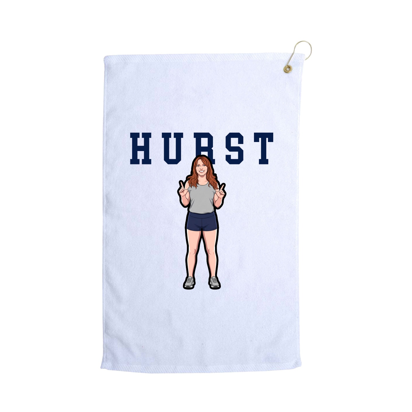 Golf Towel — Shirsey in White