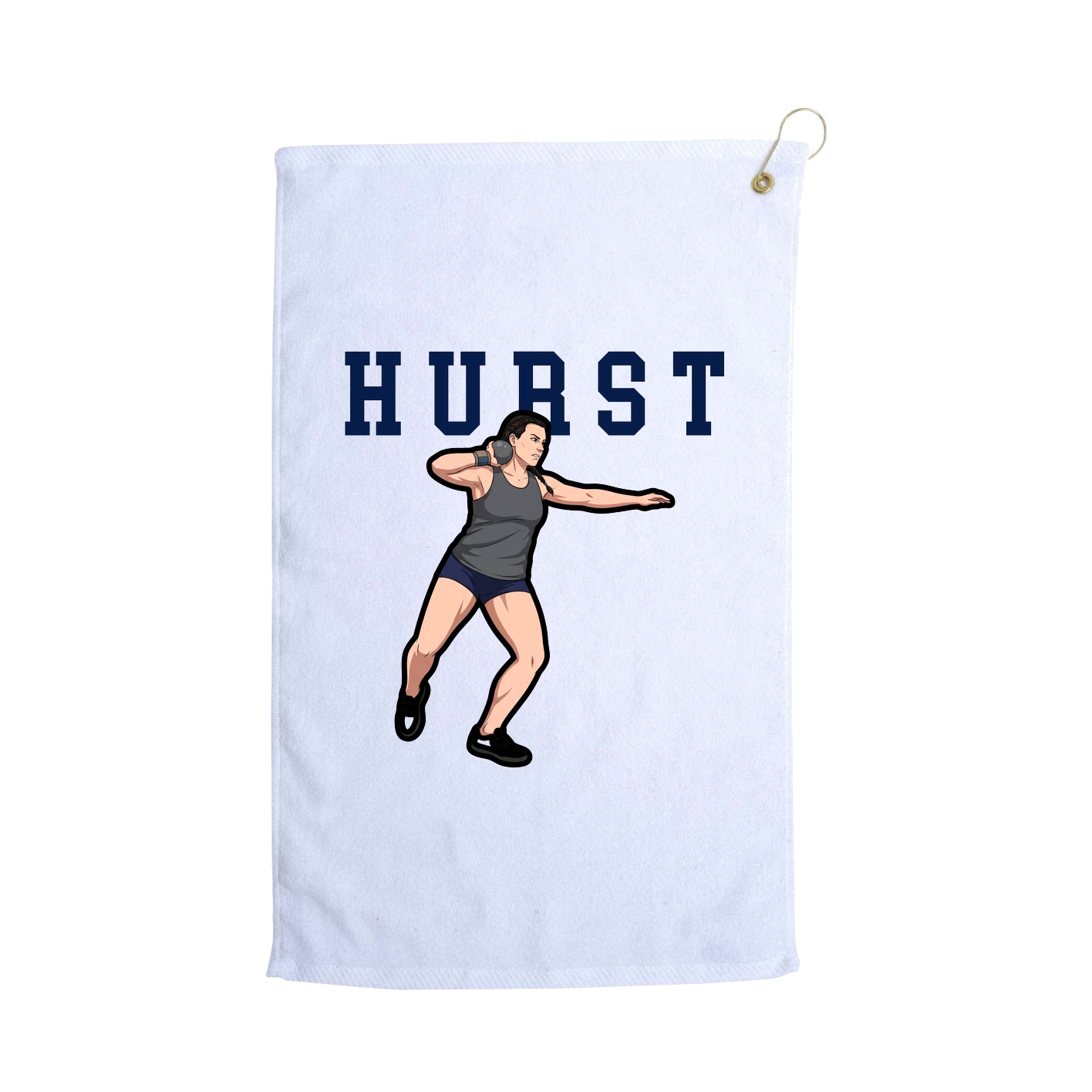Golf Towel — Shirsey in White
