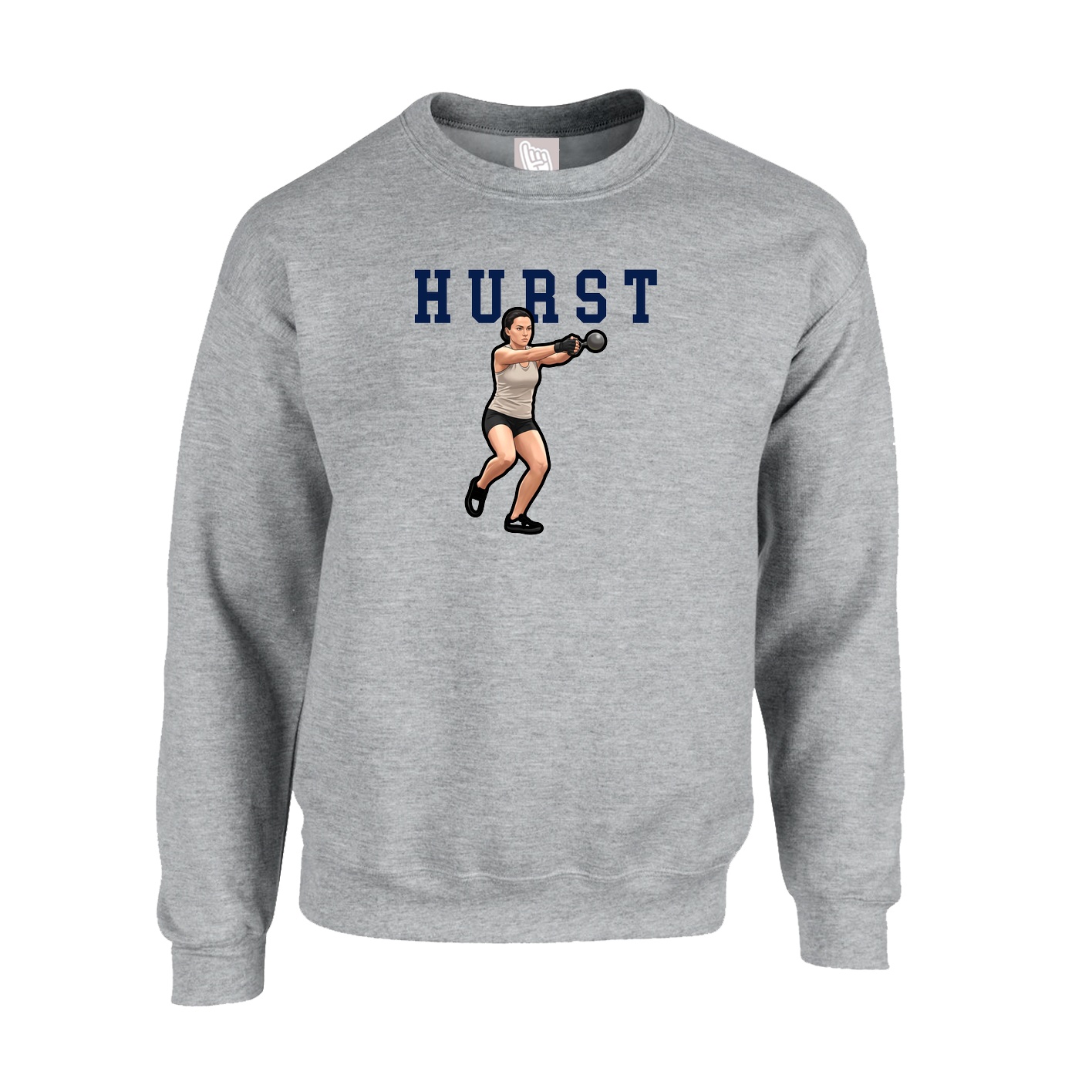 Fleece Crew — Shirsey in Grey
