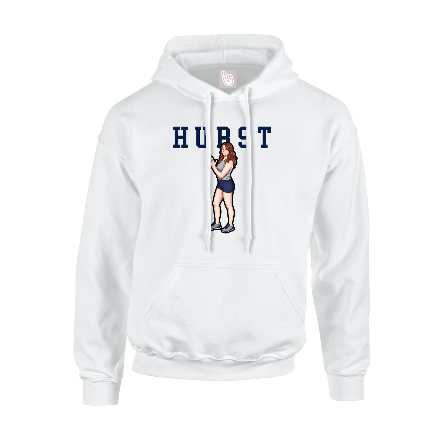 Hoodie — Shirsey in White
