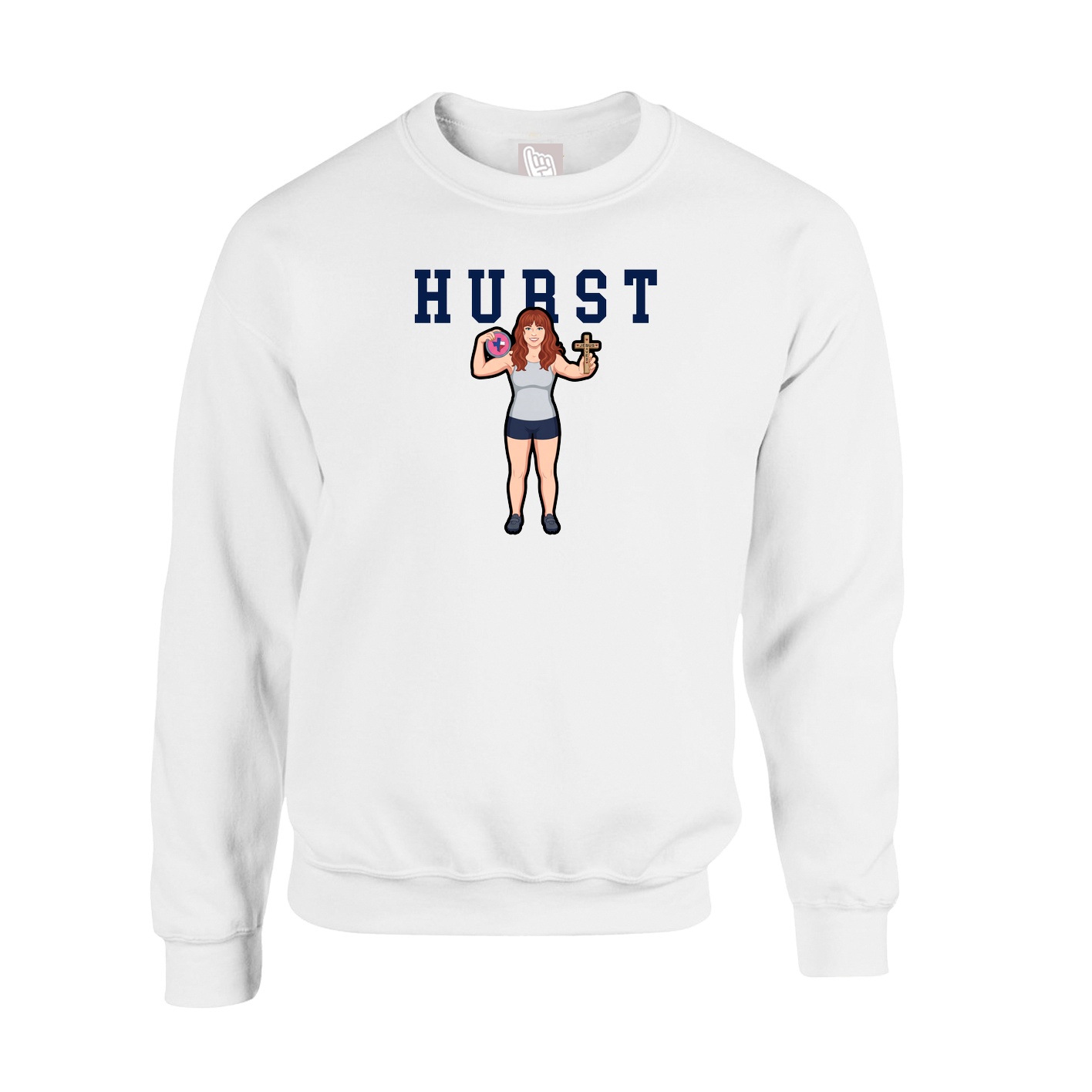Fleece Crew — Shirsey in White