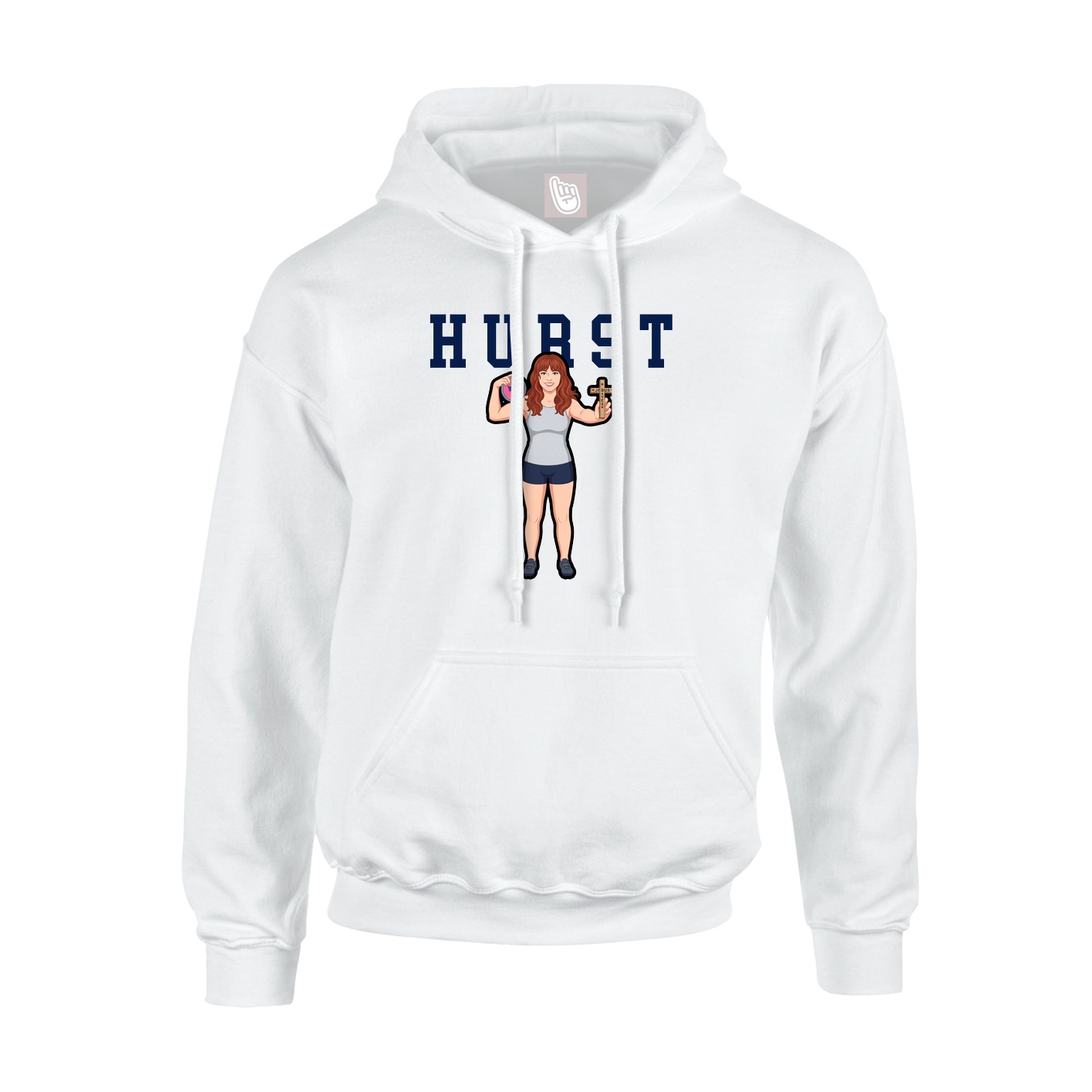 Youth Hoodie — Shirsey in White