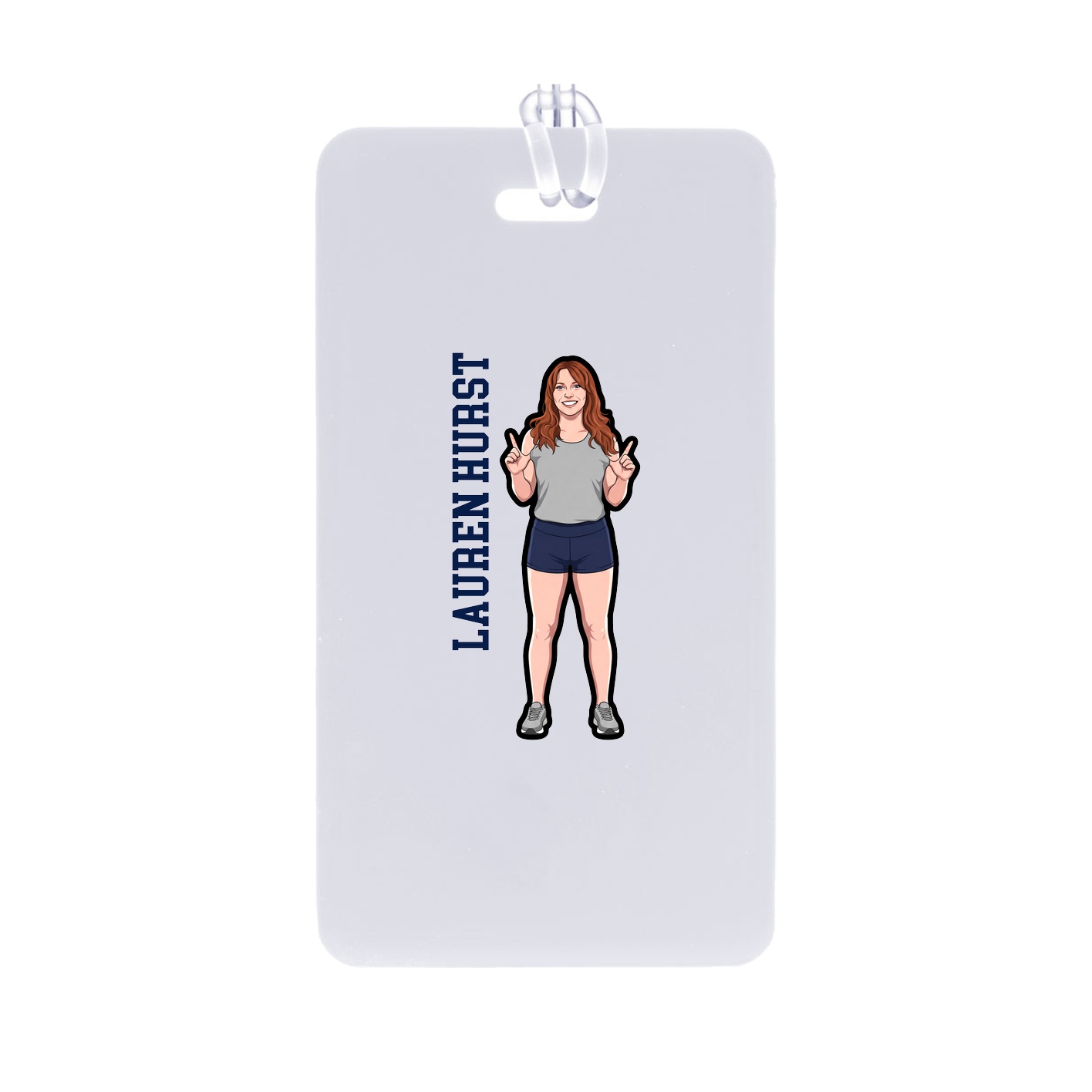 Bag Tag — Name Vertical in Classic