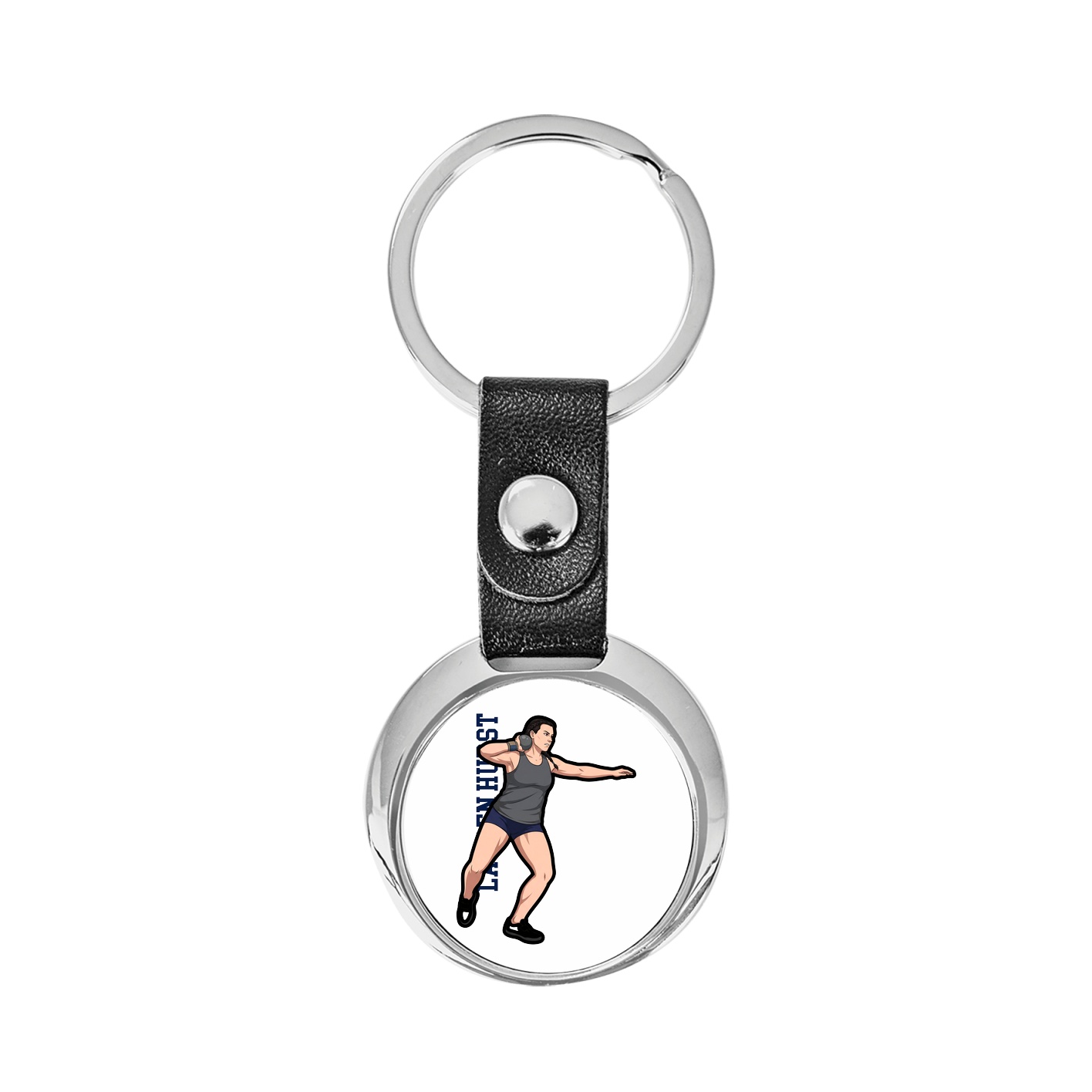 Key Chain — Name Vertical in Classic