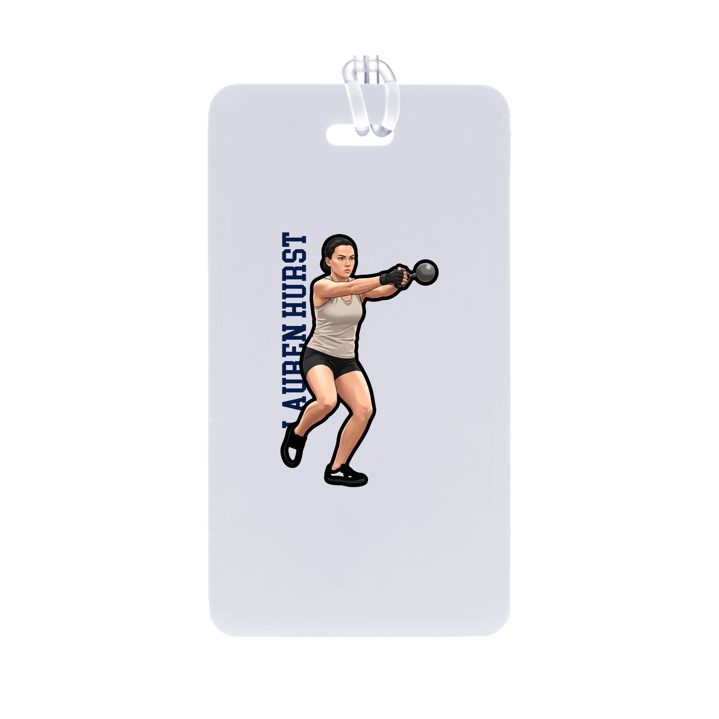 Bag Tag — Name Vertical in Classic