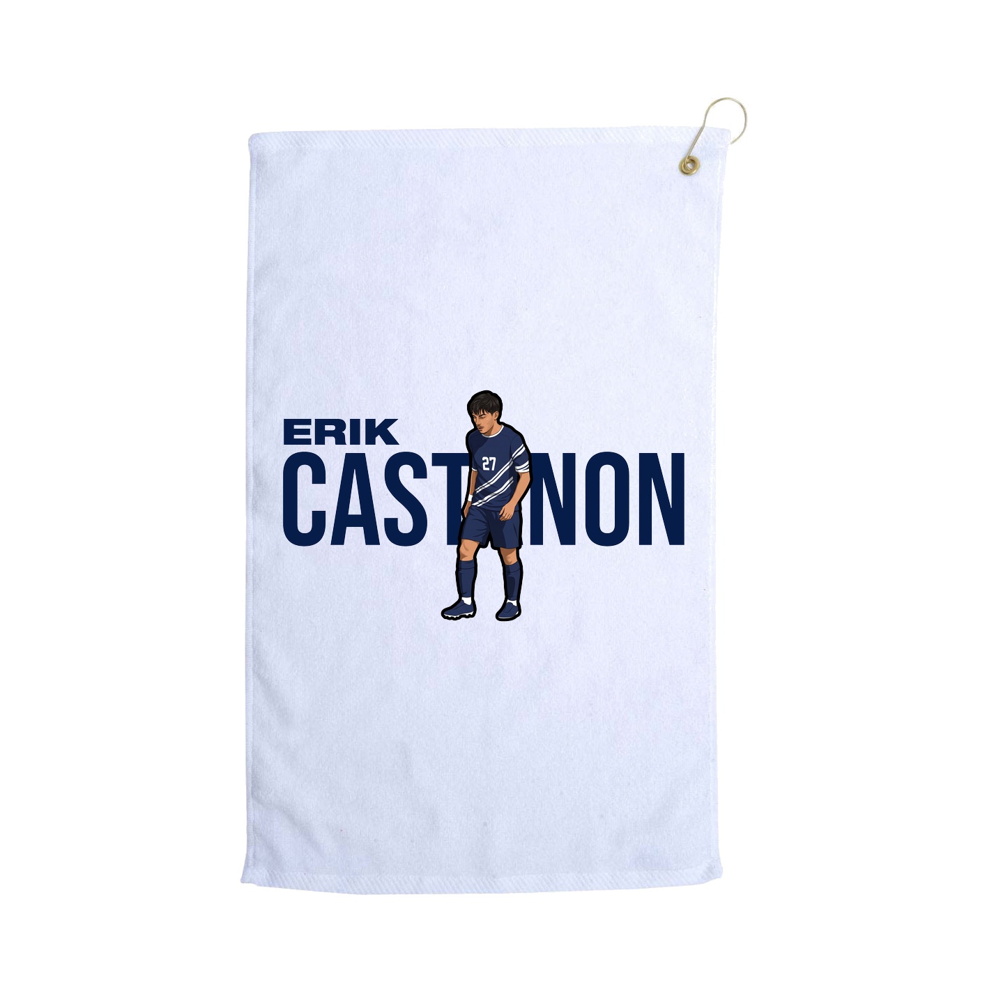 Golf Towel — Player Name in White