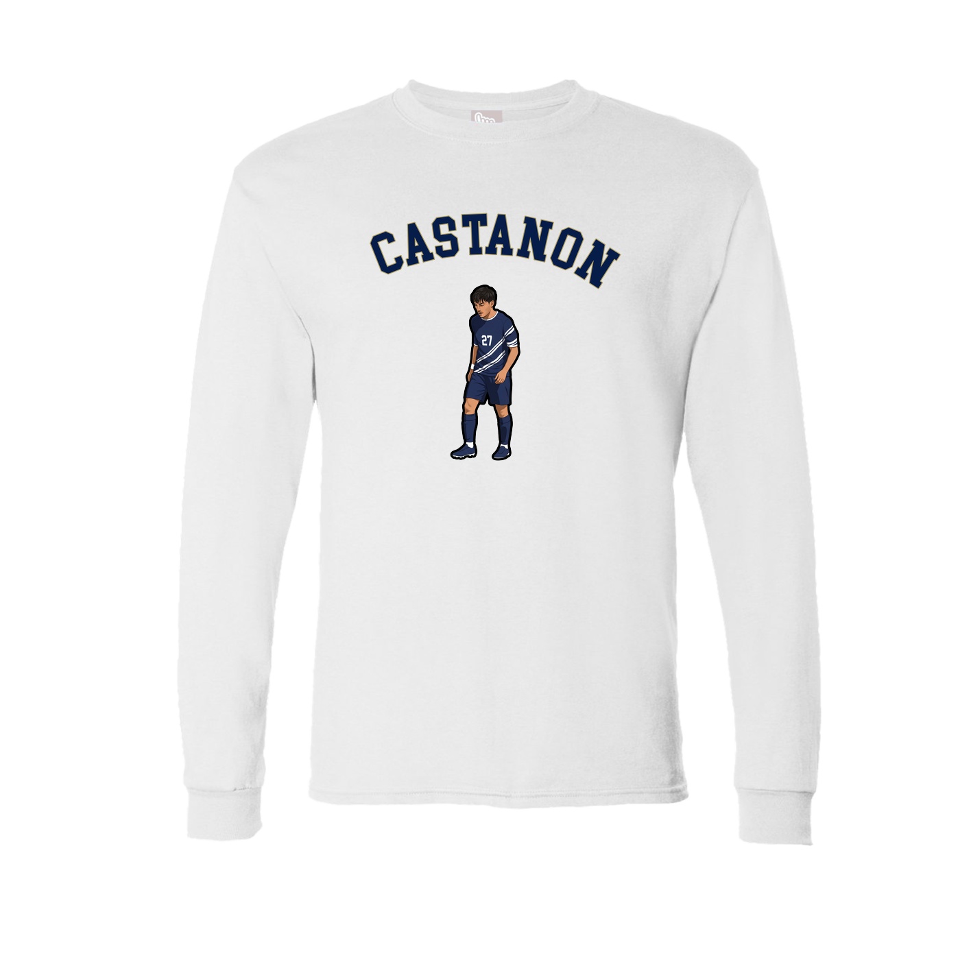 Long Sleeve Tee — Shirsey Arch in White
