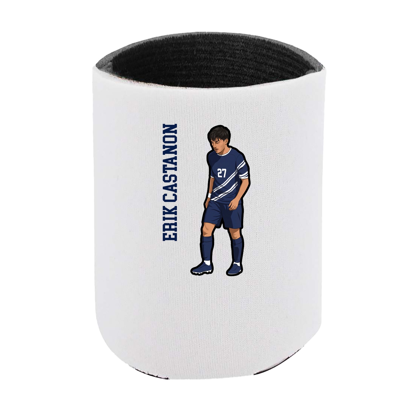Can Holder — Name Vertical in White