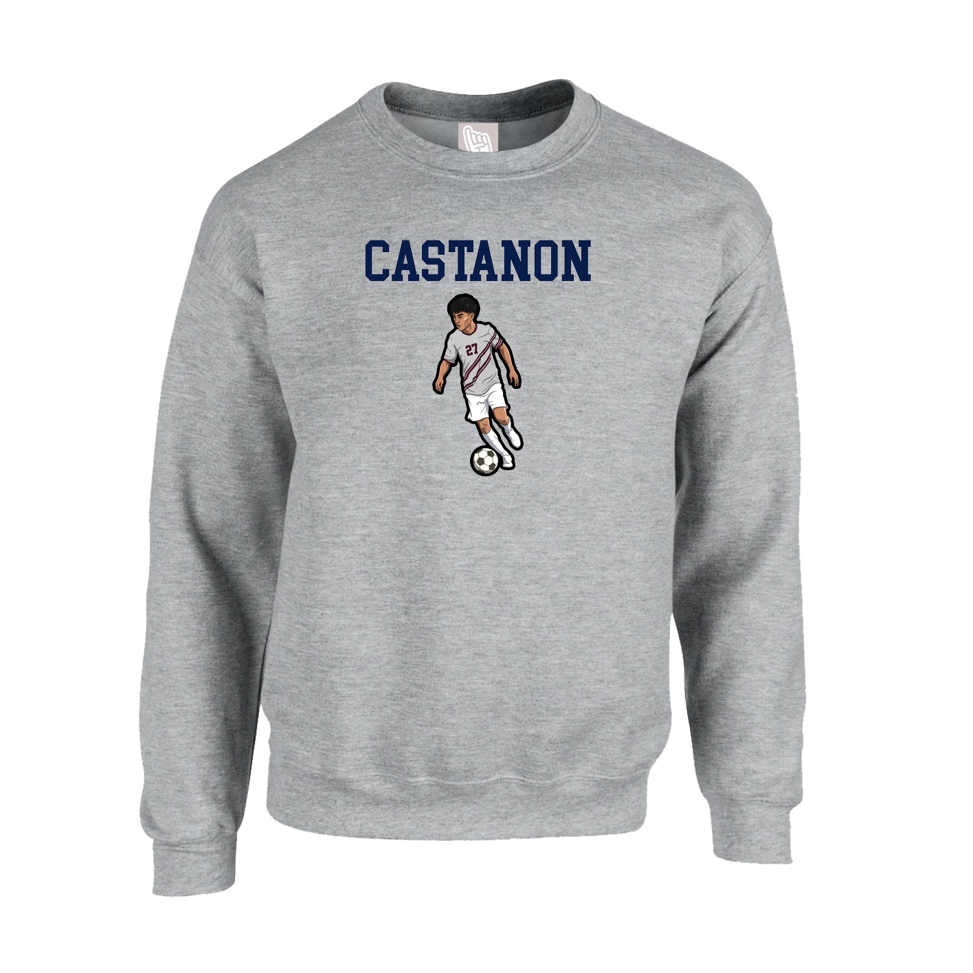 Fleece Crew — Shirsey in Grey