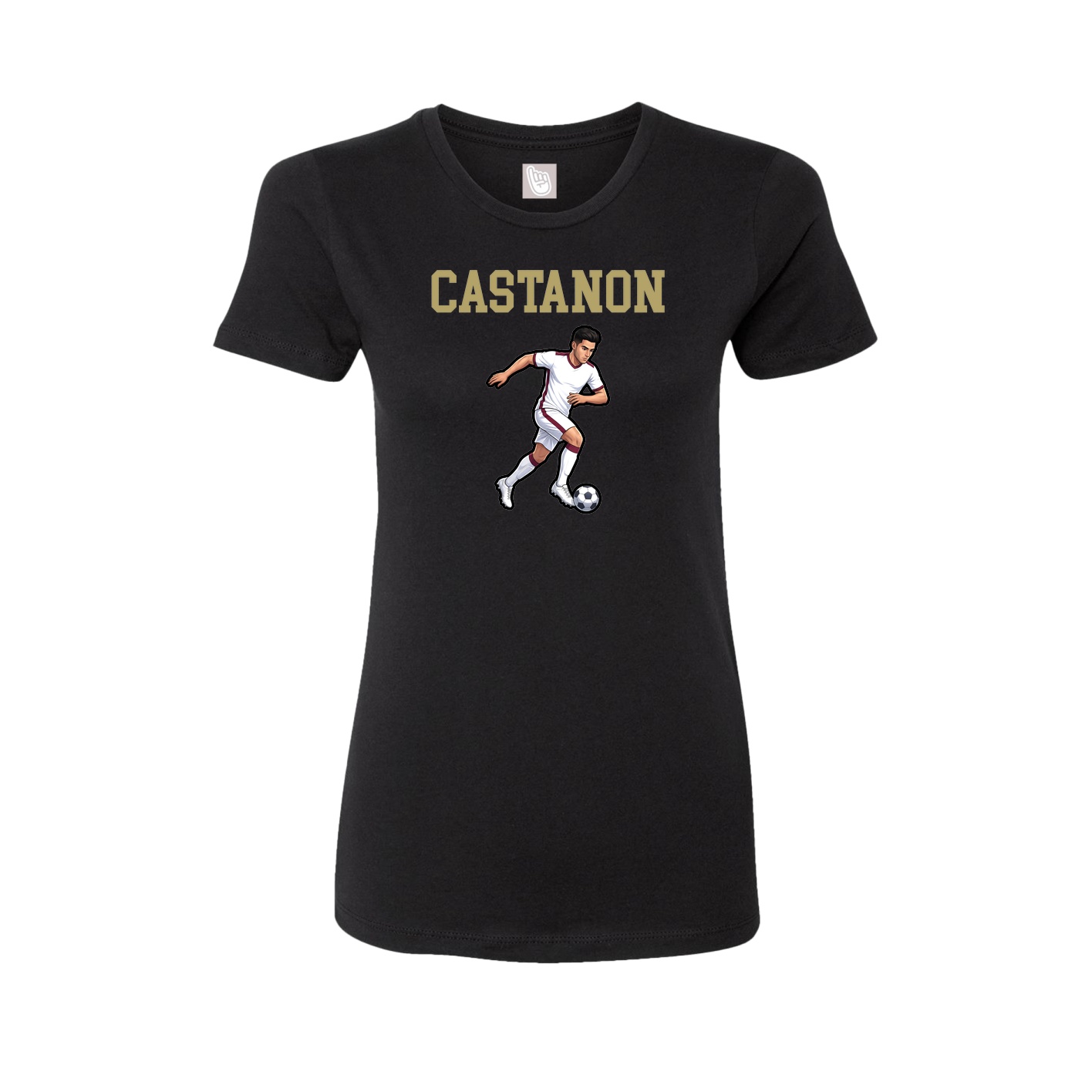 Fitted Women's Tee — Shirsey in Black