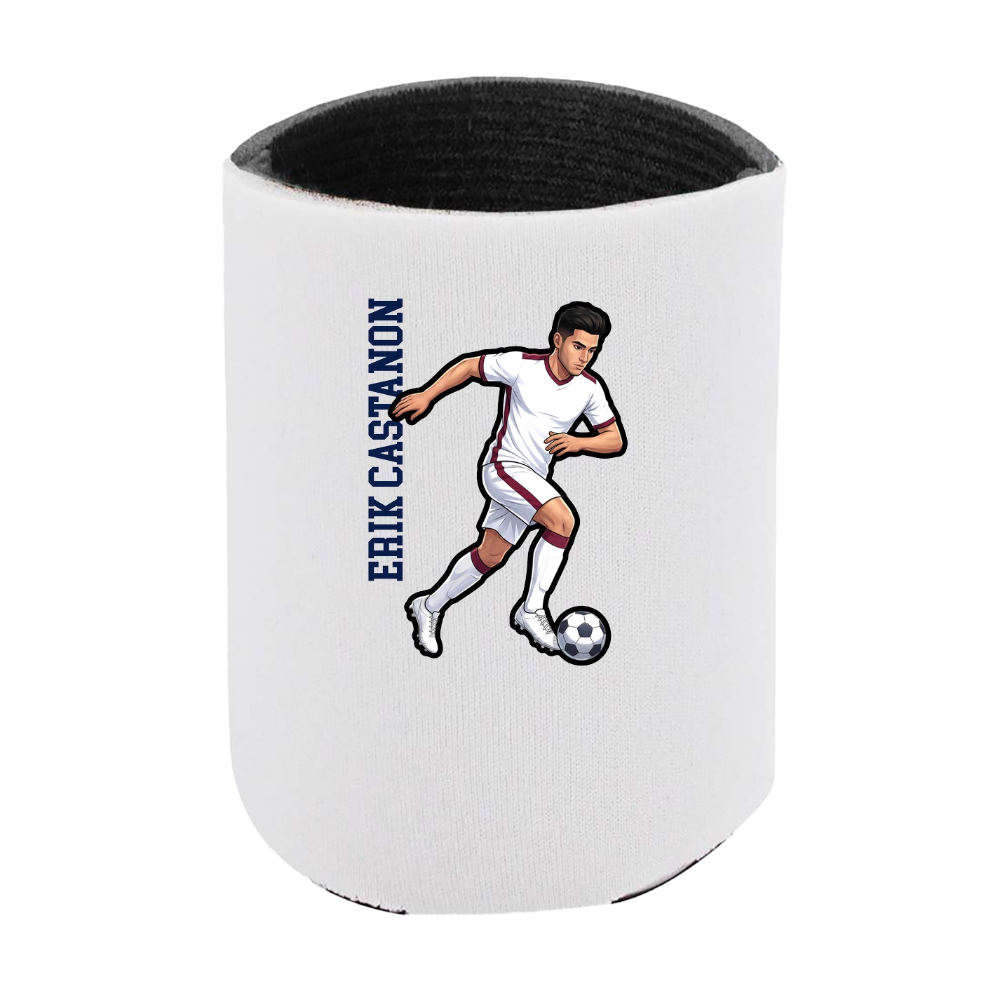 Can Holder — Name Vertical in White