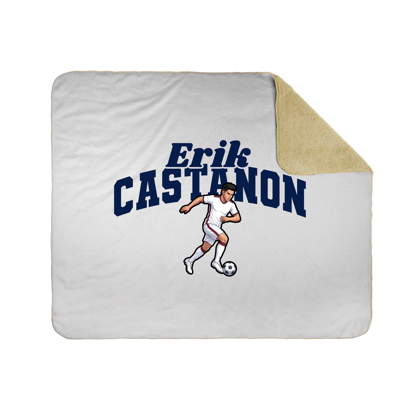 Throw Blanket — Signature Arch in White