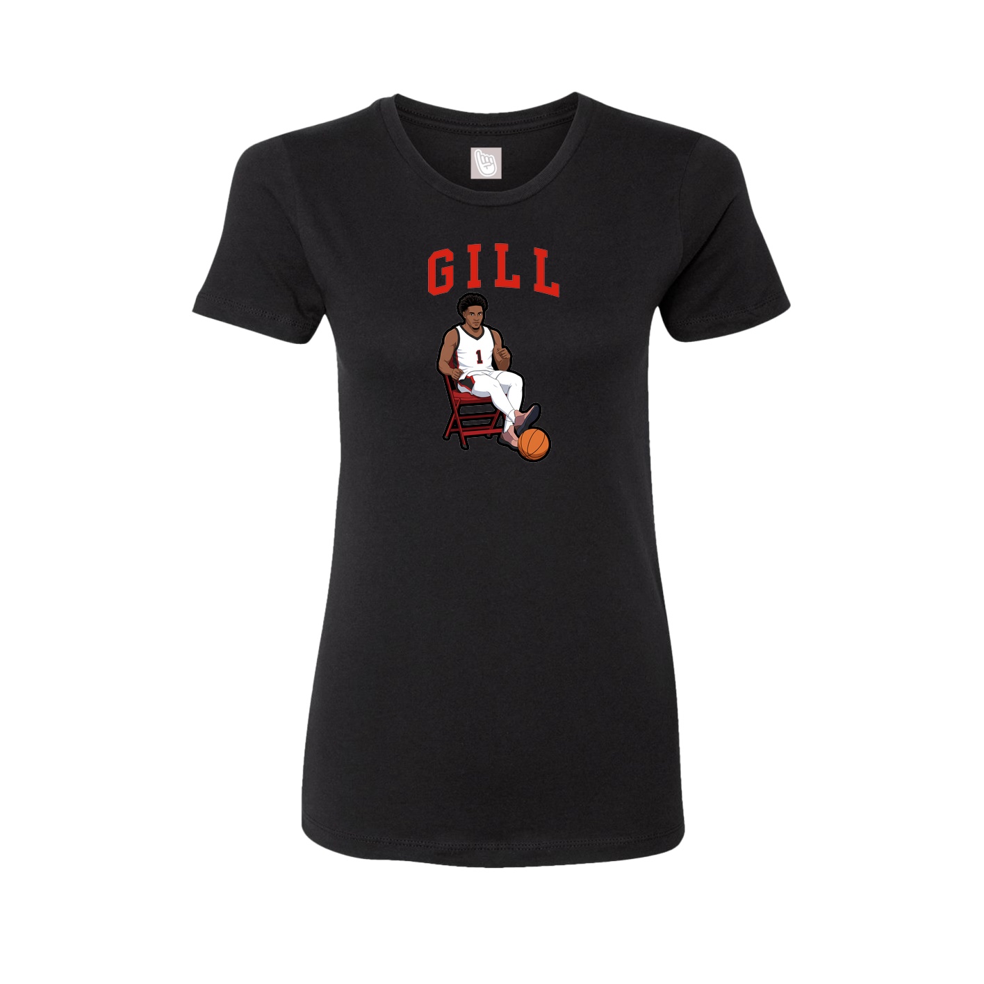 Fitted Women's Tee — Shirsey in Black