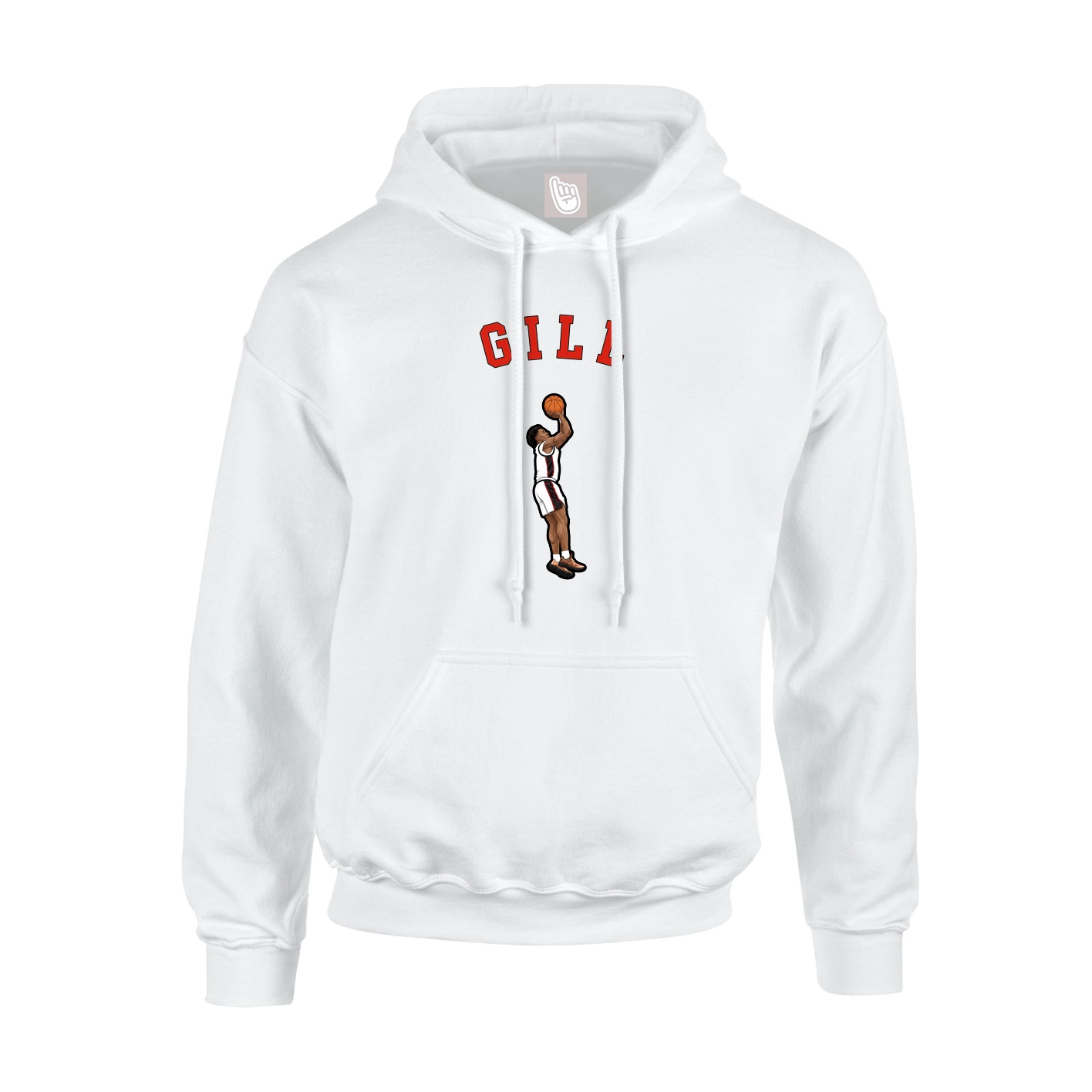 Hoodie — Shirsey Arch in White