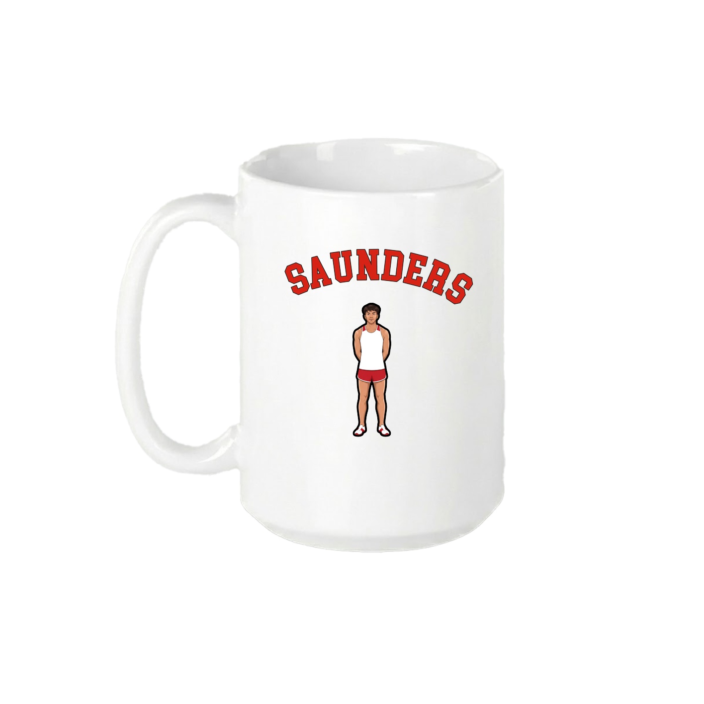 15oz Coffee Mug — Shirsey Arch in White