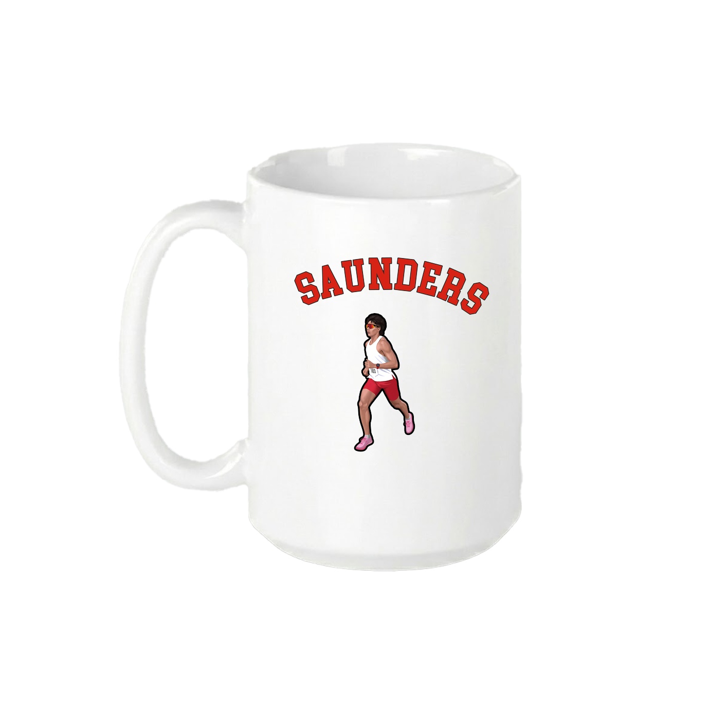 15oz Coffee Mug — Shirsey Arch in White