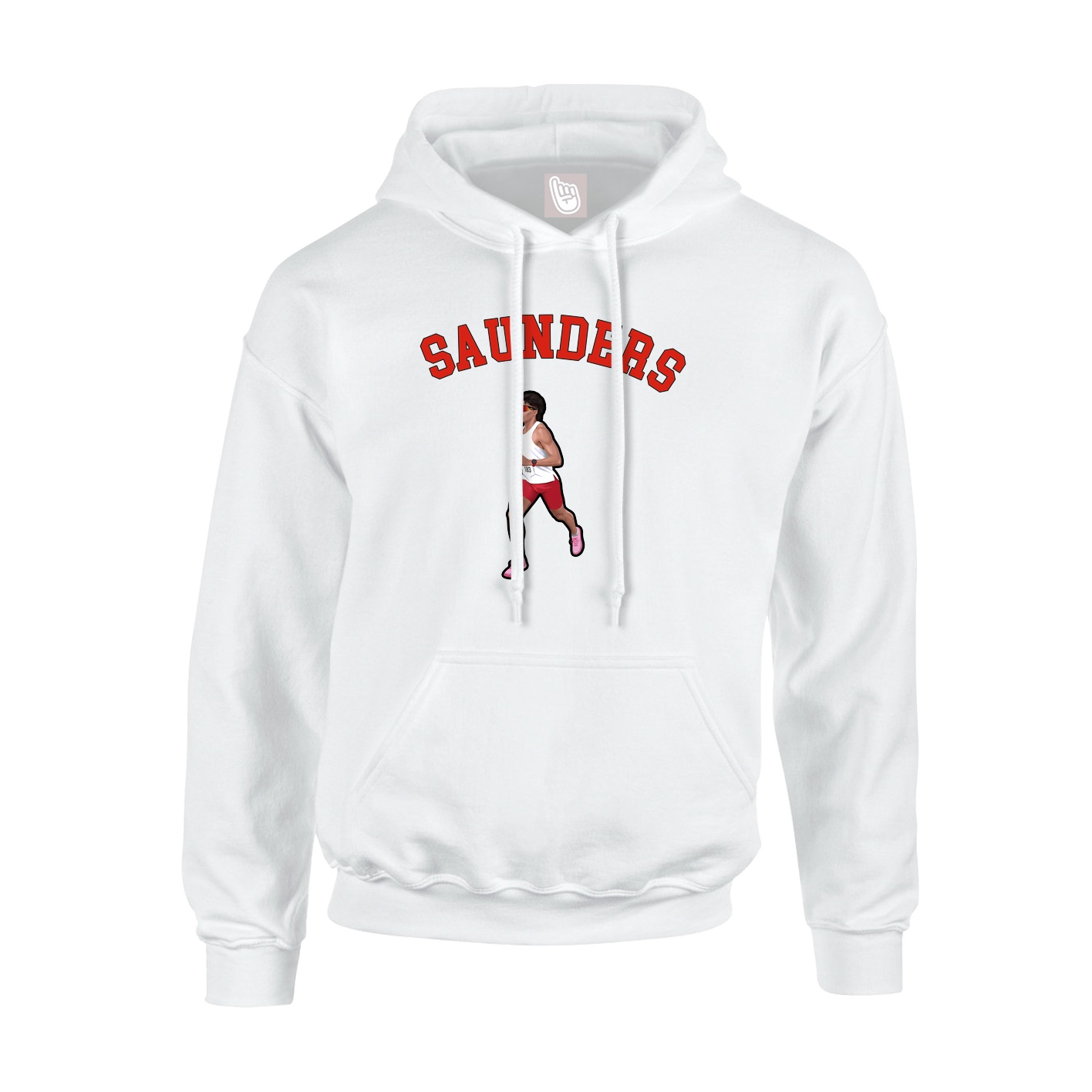 Hoodie — Shirsey Arch in White