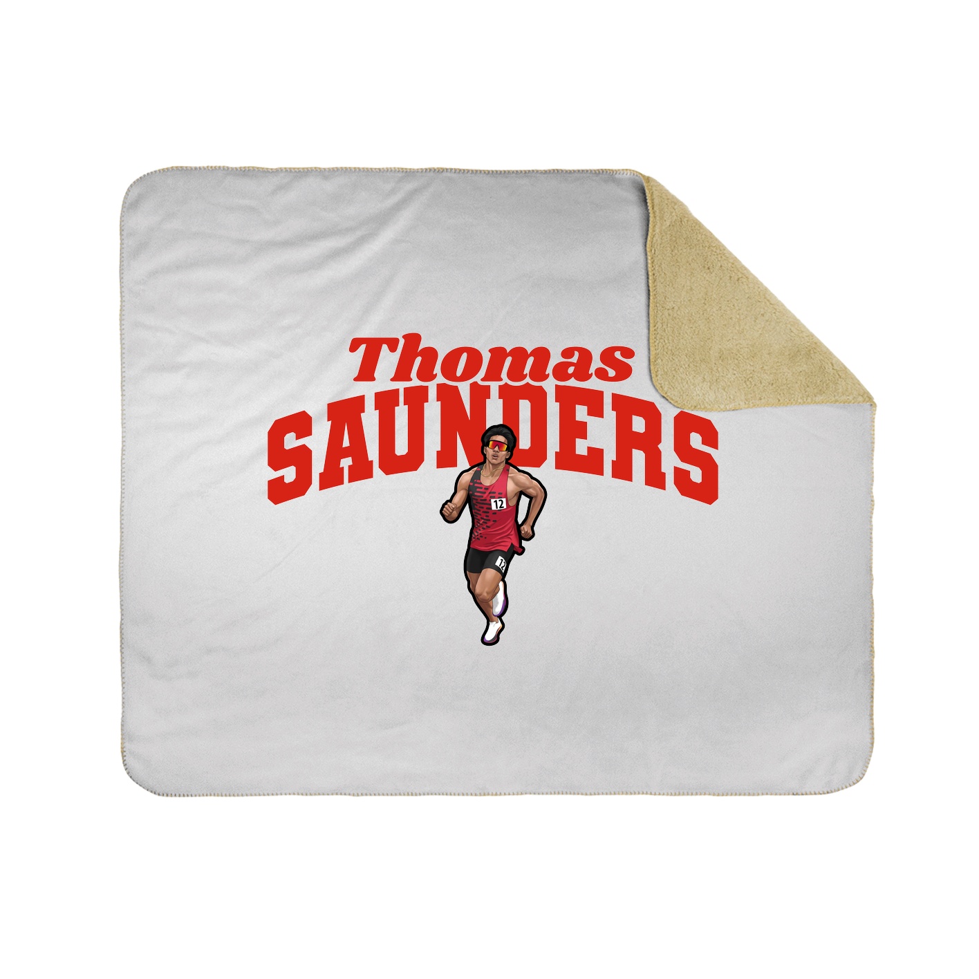 Throw Blanket — Signature Arch in White