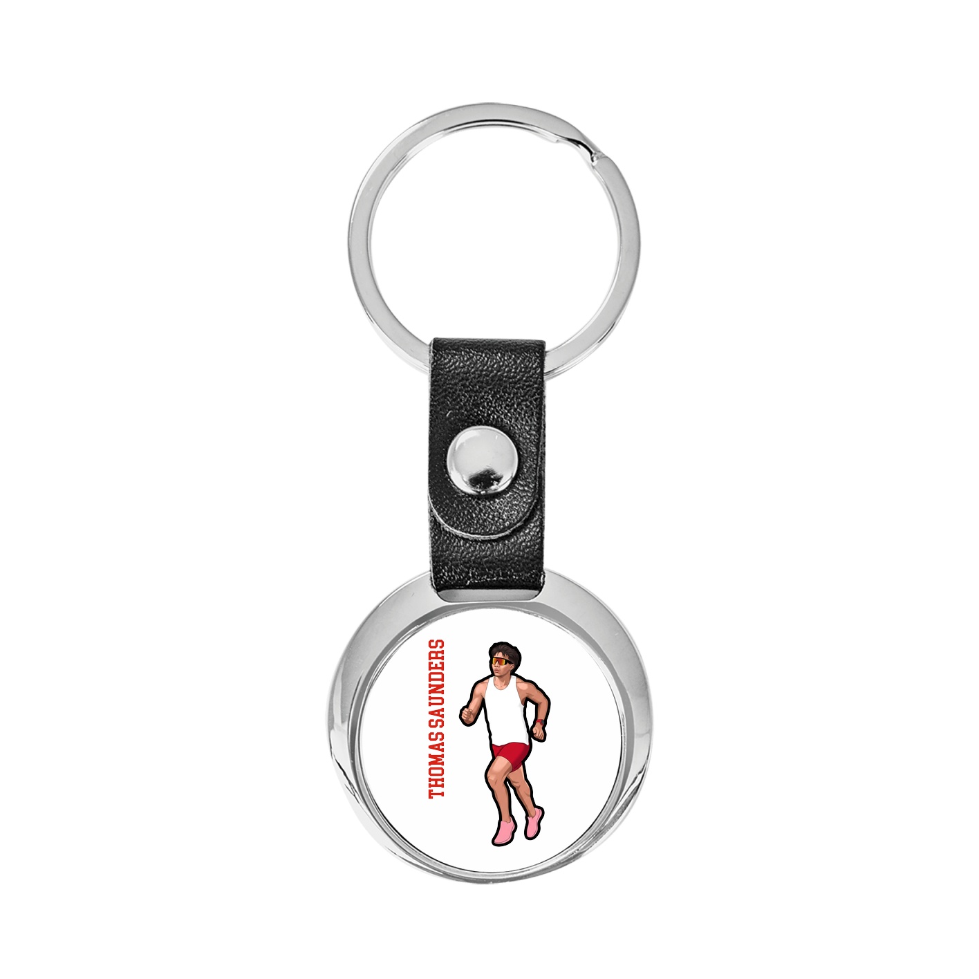 Key Chain — Name Vertical in Classic