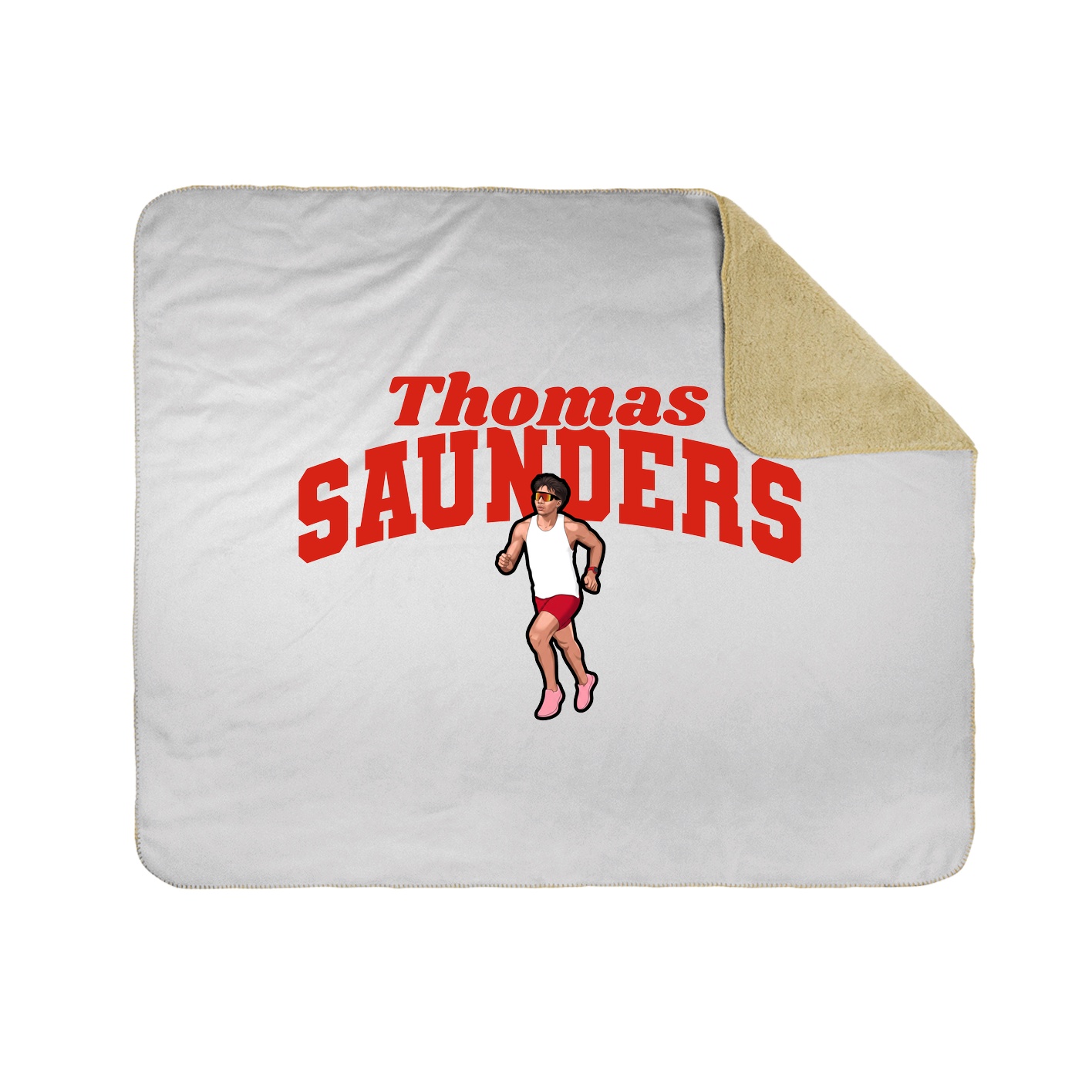 Throw Blanket — Signature Arch in White