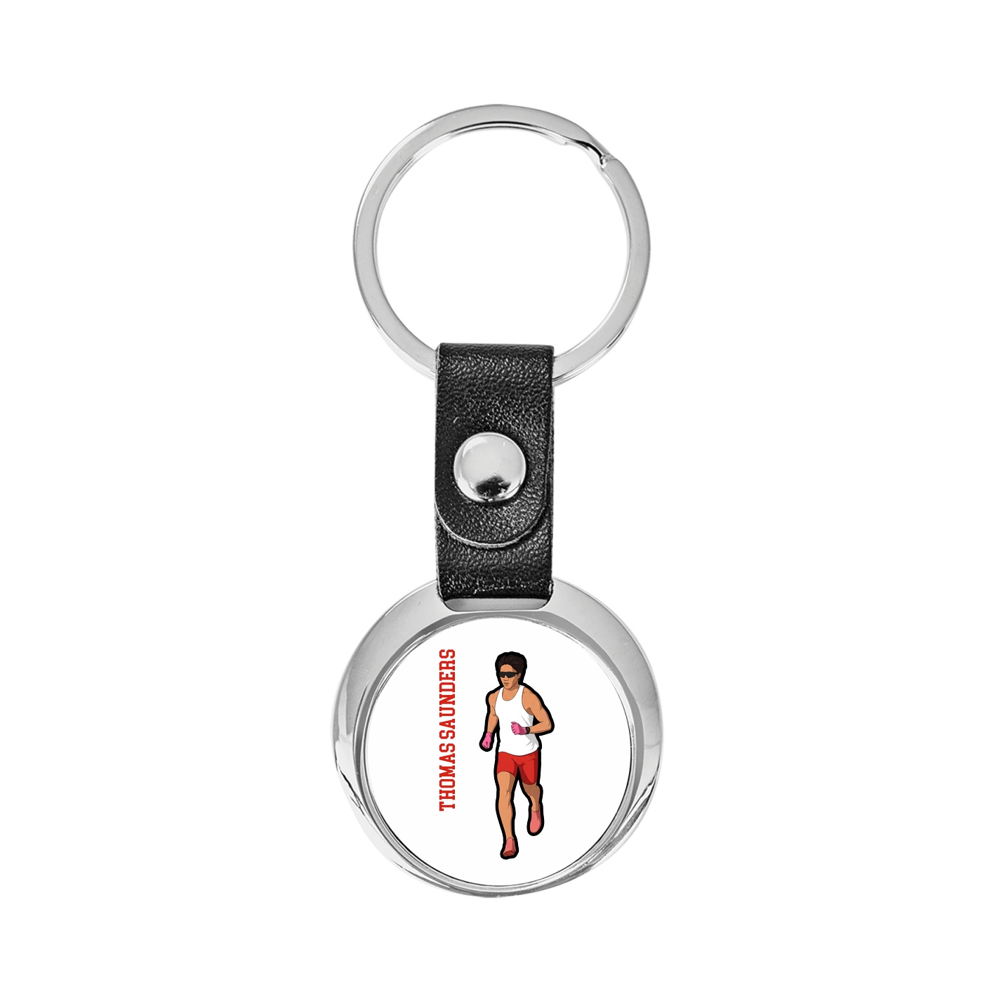 Key Chain — Name Vertical in Classic